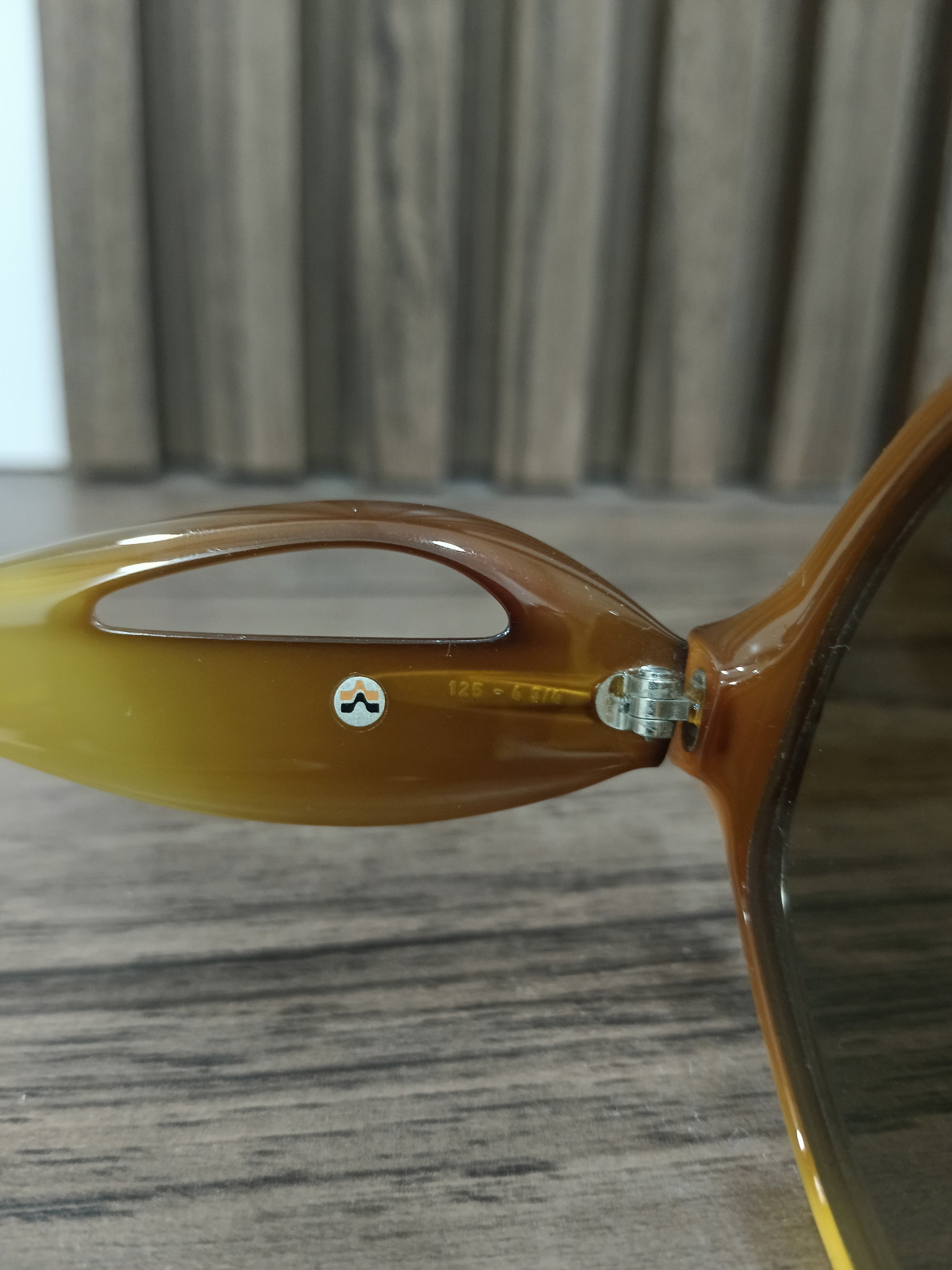Dior Rare 70s Christian Dior Optyl - Translucent Amber Two-Tone Size ONE SIZE - 10 Thumbnail