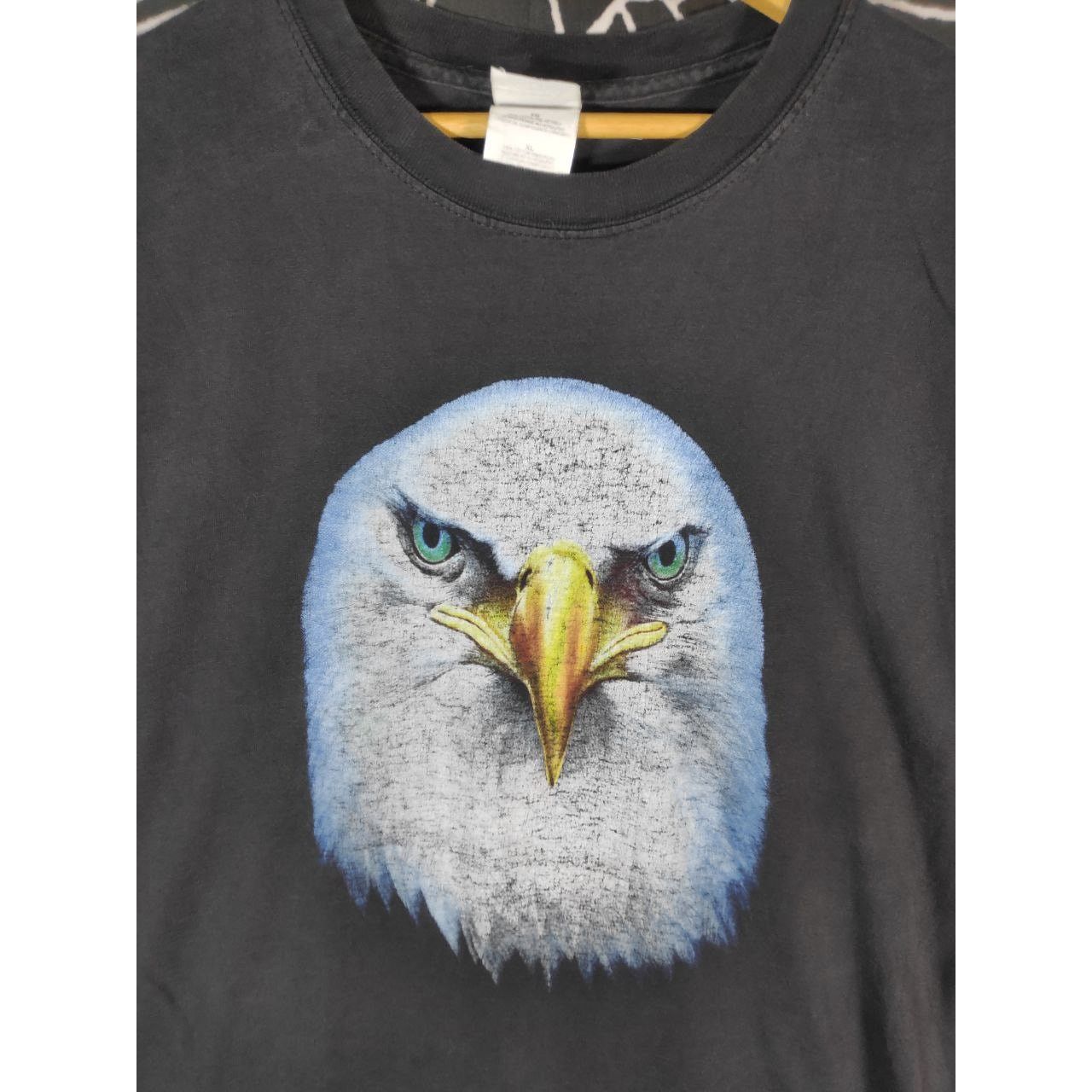 Gildan Vtg 00s Americana Eagle Head Overprint Graphic Tee Size XL Size US XL / EU 56 / 4 - 3 Thumbnail