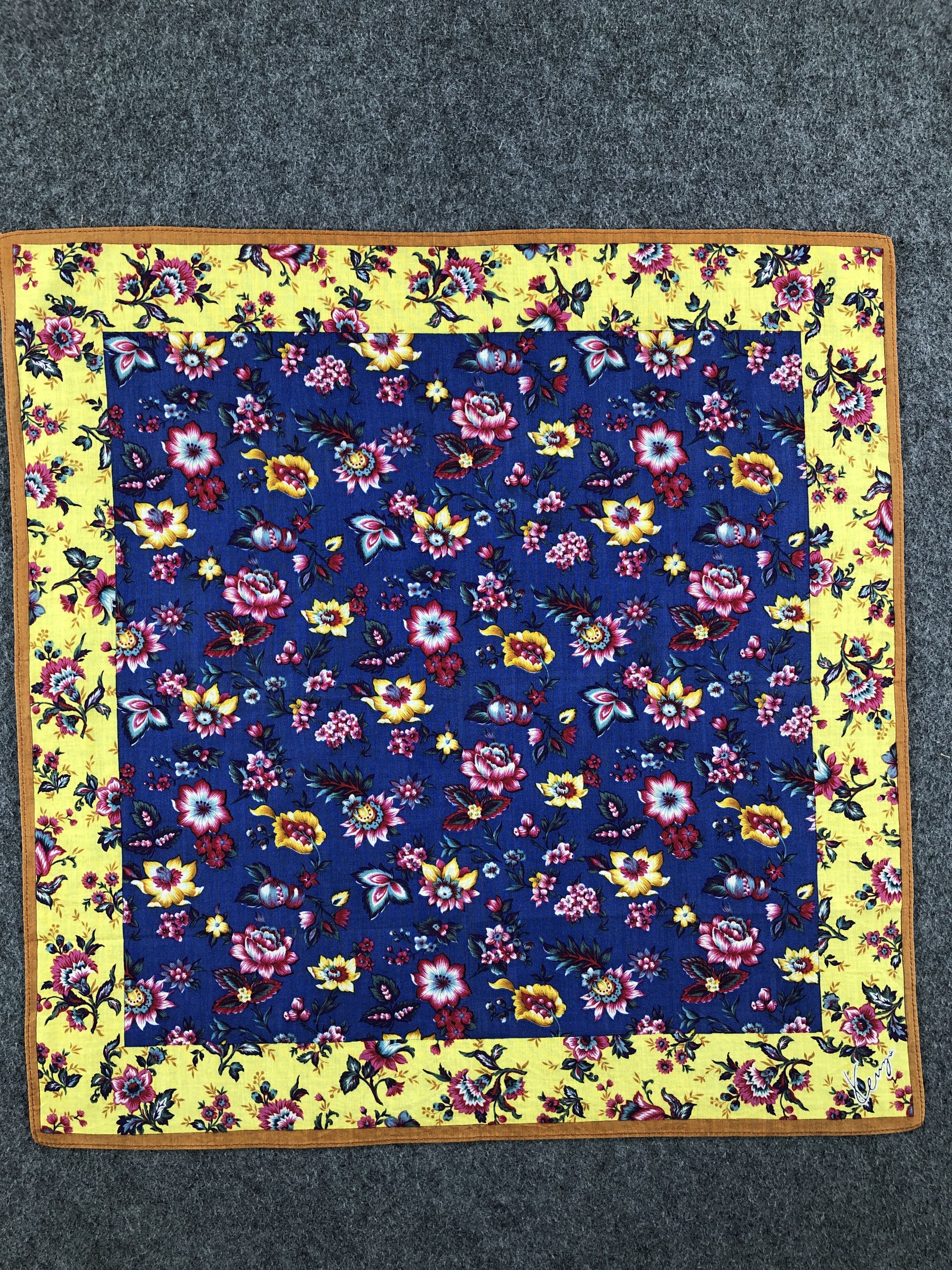 Kenzo × Vintage Kenzo Floral Handkerchief / Bandana / Neckerchief Size ONE SIZE - 3 Thumbnail