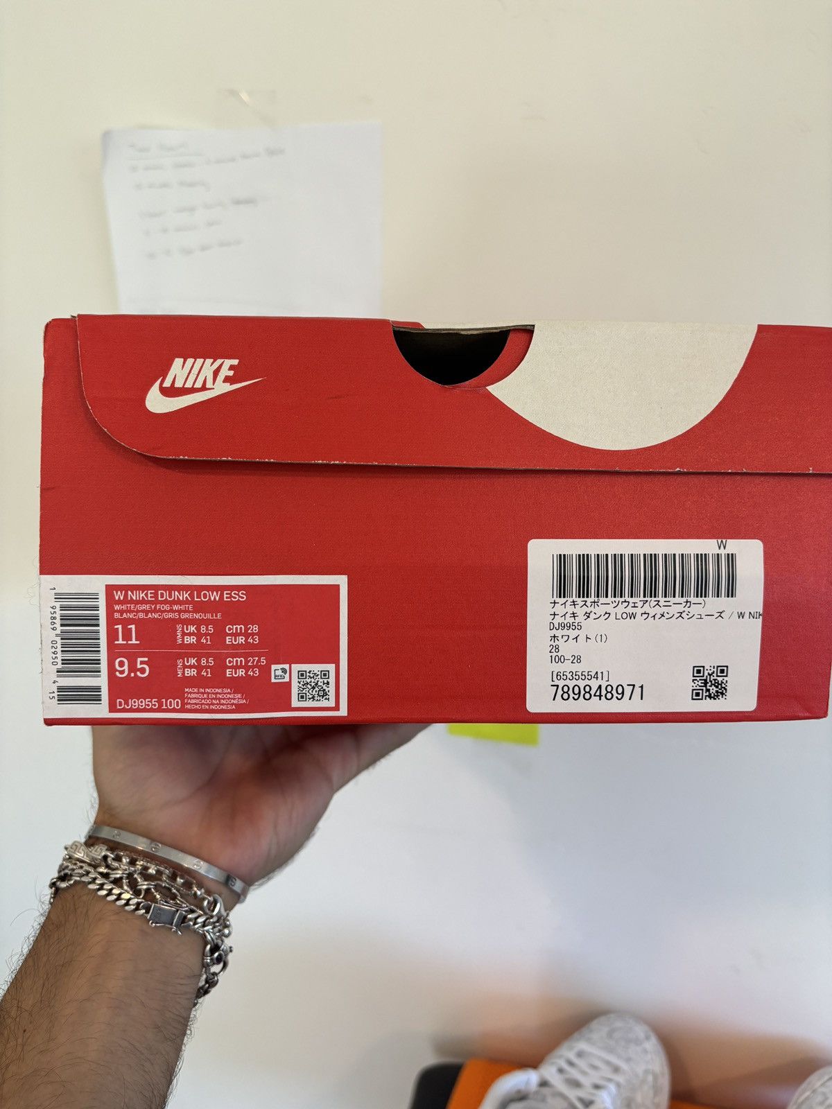 Nike Nike Dunk Low W White Paisley Size US 9.5 / EU 42-43 - 12 Thumbnail