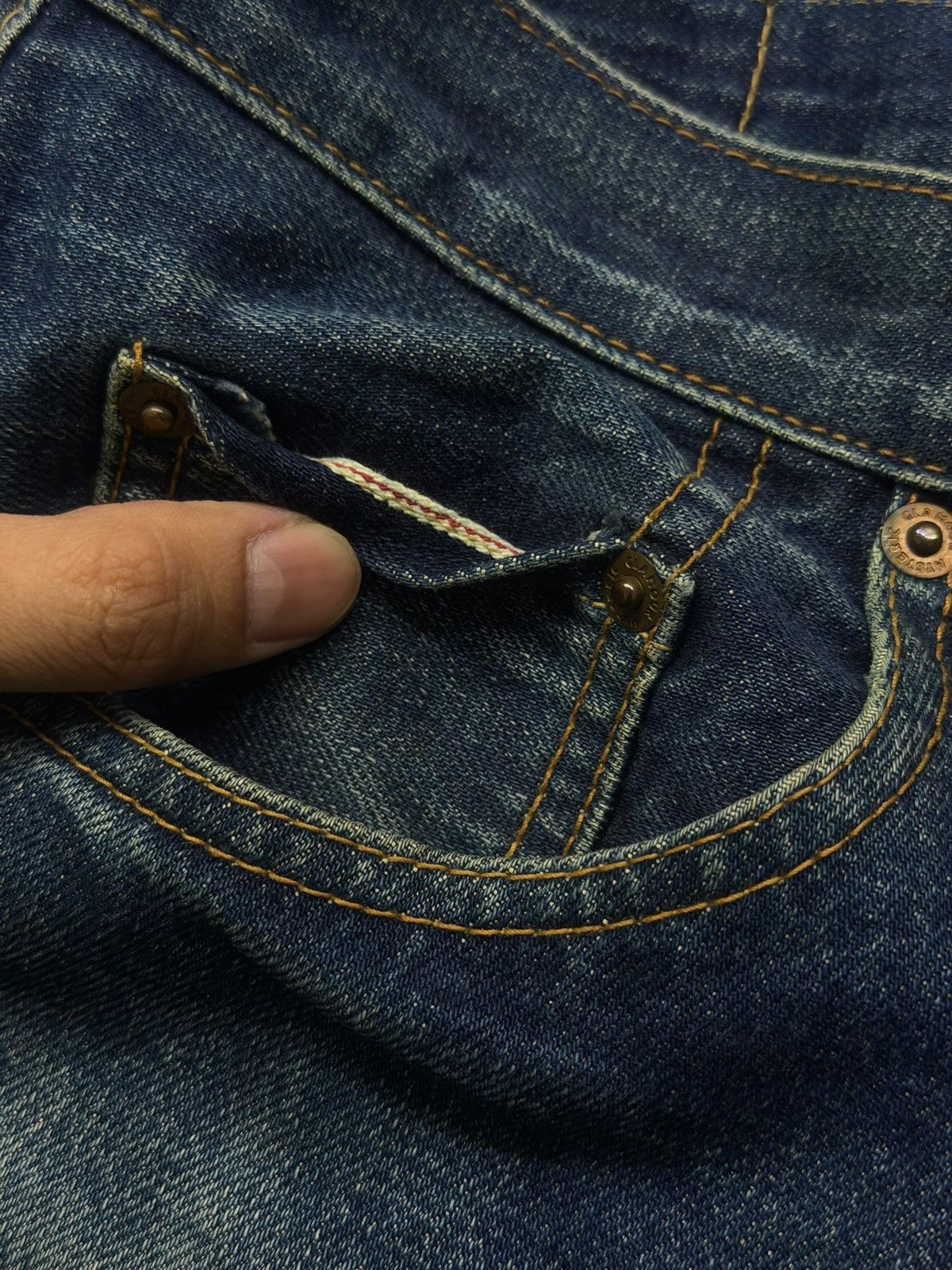 Hysteric Glamour Vintage 00s HYSTERIC GLAMOUR Kinky Jeans | Selvedge Denim Size US 30 / EU 46 - 10 Thumbnail