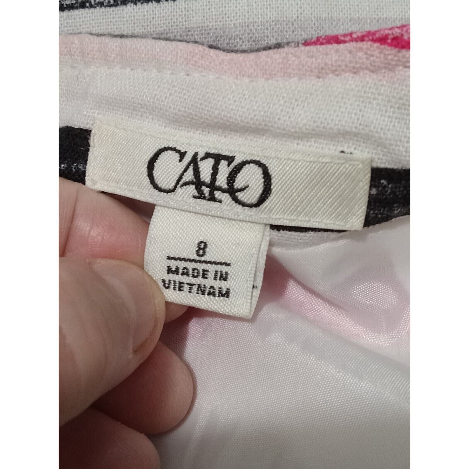 & Other Stories Cato Skirt 8 (32x23) Lined Pencil Striped Flat Front Slit Size 30" / US 8 / IT 44 - 5 Thumbnail