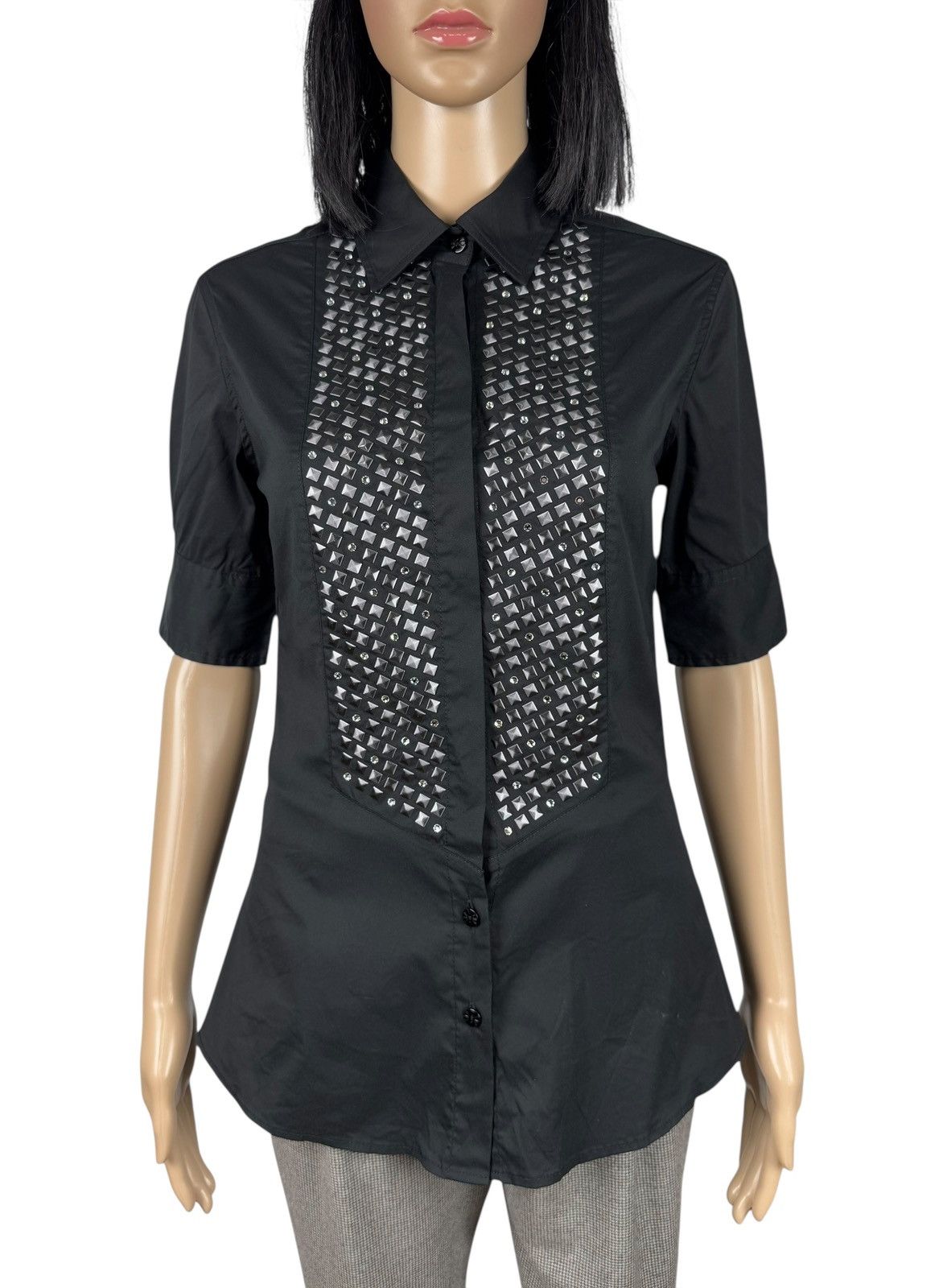 Other Vdp Shirt Button Up Emblished Short Sleeve Cotton size 40 Size US S / EU 44-46 / 1 - 2 Thumbnail