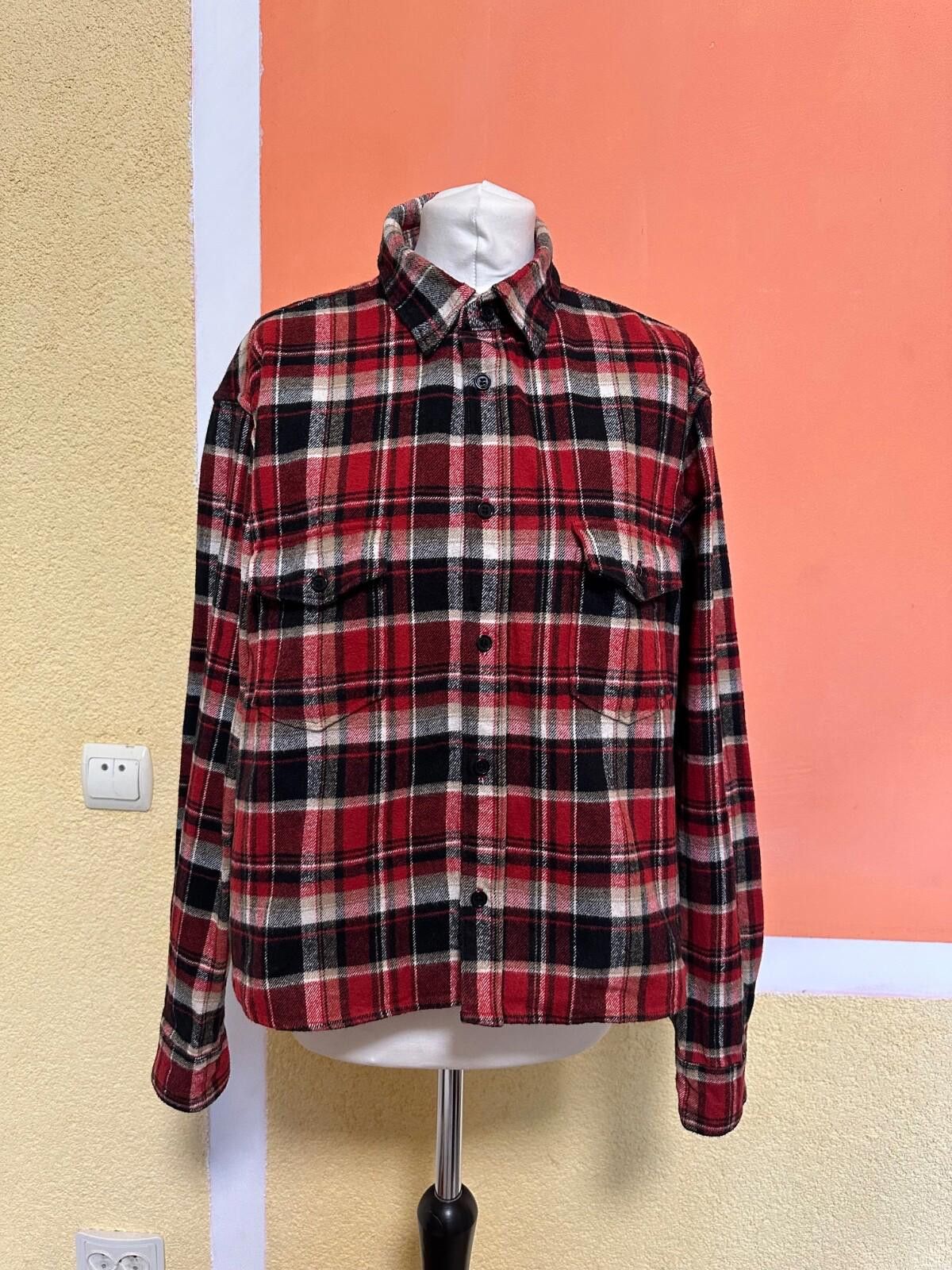 Saint Laurent Paris Saint Laurent Paris SS16 Surf Sound Bleached Raw Hem Flanel Size L / US 10 / IT 46 - 1 Thumbnail