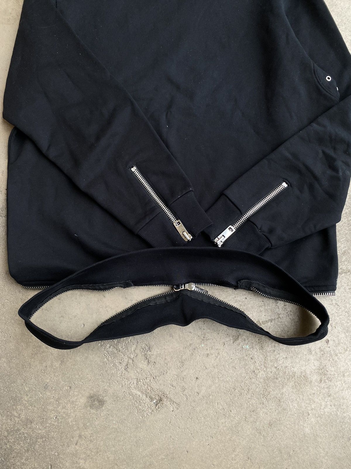 Diesel × Japanese Brand 2024 Diesel multi zip opium avantgarde sweatshirt black Size US L / EU 52-54 / 3 - 3 Thumbnail