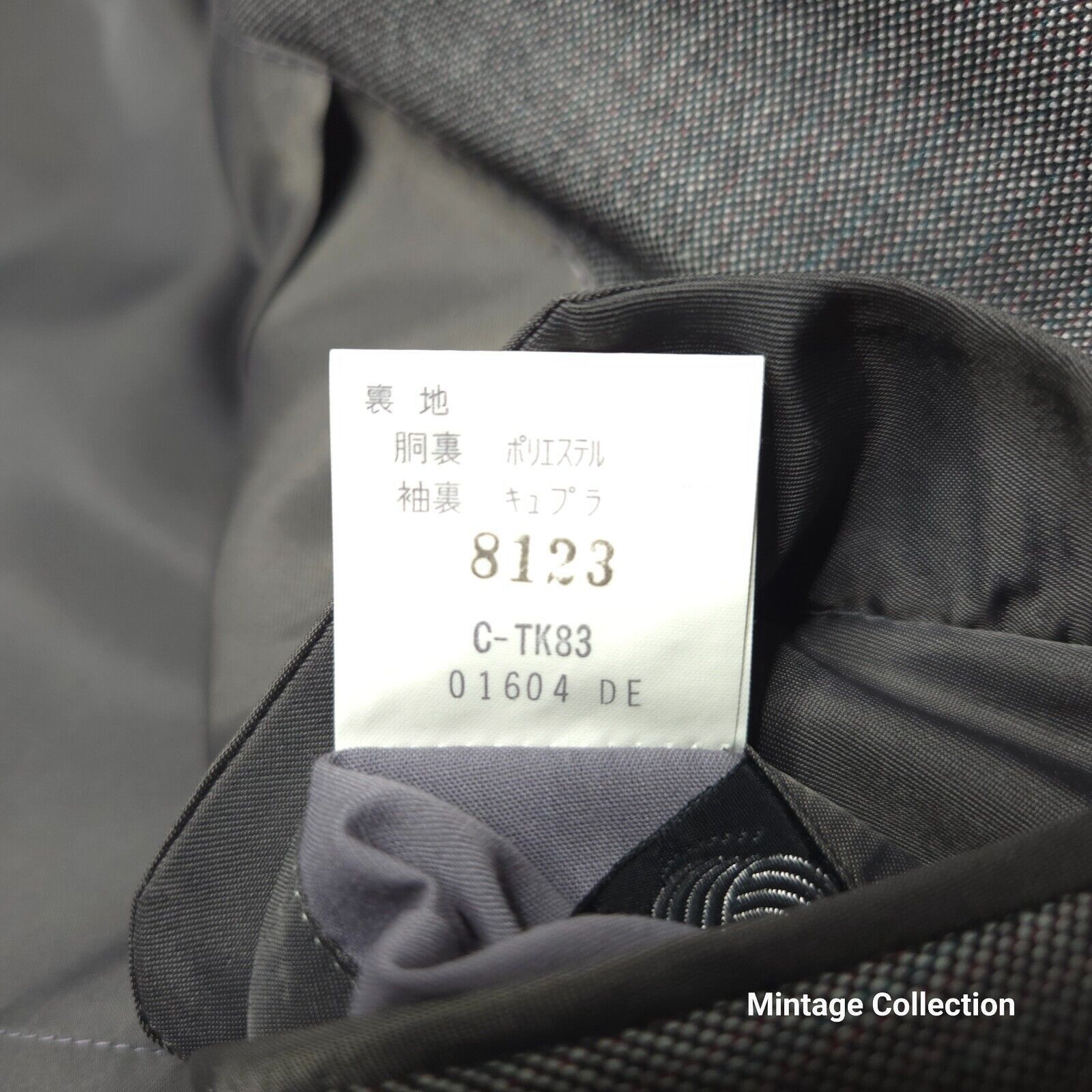 Burberry VINTAGE BURBERRYS TAILORED IN JAPAN 100% WOOL GRAY COAT 40T Size 40L - 11 Thumbnail