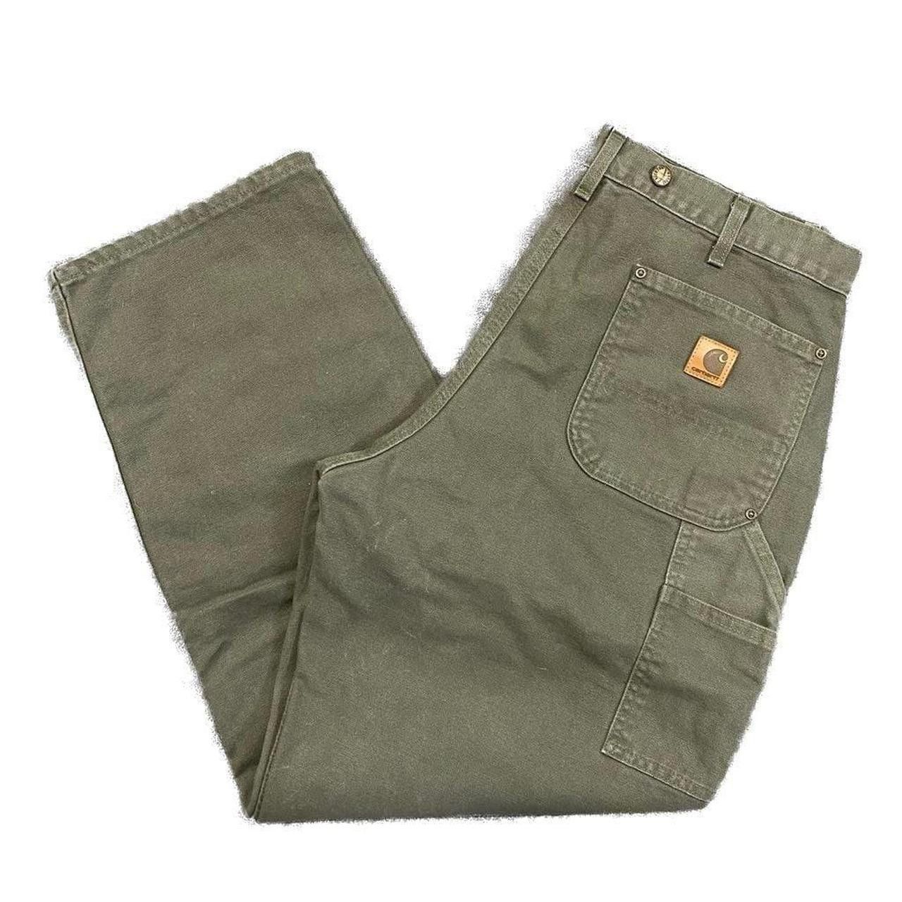 Carhartt b188 DMS 34×32 Carhartt × Streetwear × Vintage Dark Moss Double Knee Green