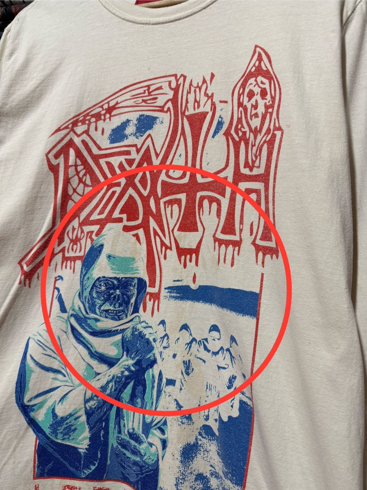 Band Tees × Vintage Vintage 2019 Death Leprosy Posterized Longsleeve T-Shirt Y2K Size US L / EU 52-54 / 3 - 12 Thumbnail