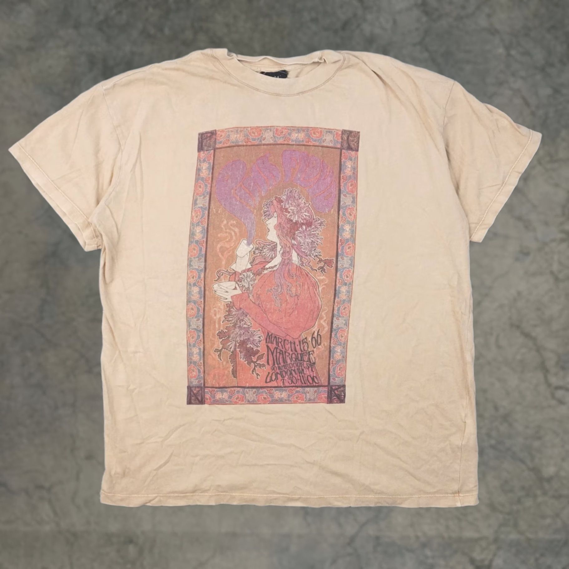 Vintage Pink Floyd Mens Medium Brown Short Sleeve T-Shirt Music Band Size US M / EU 48-50 / 2 - 1 Thumbnail
