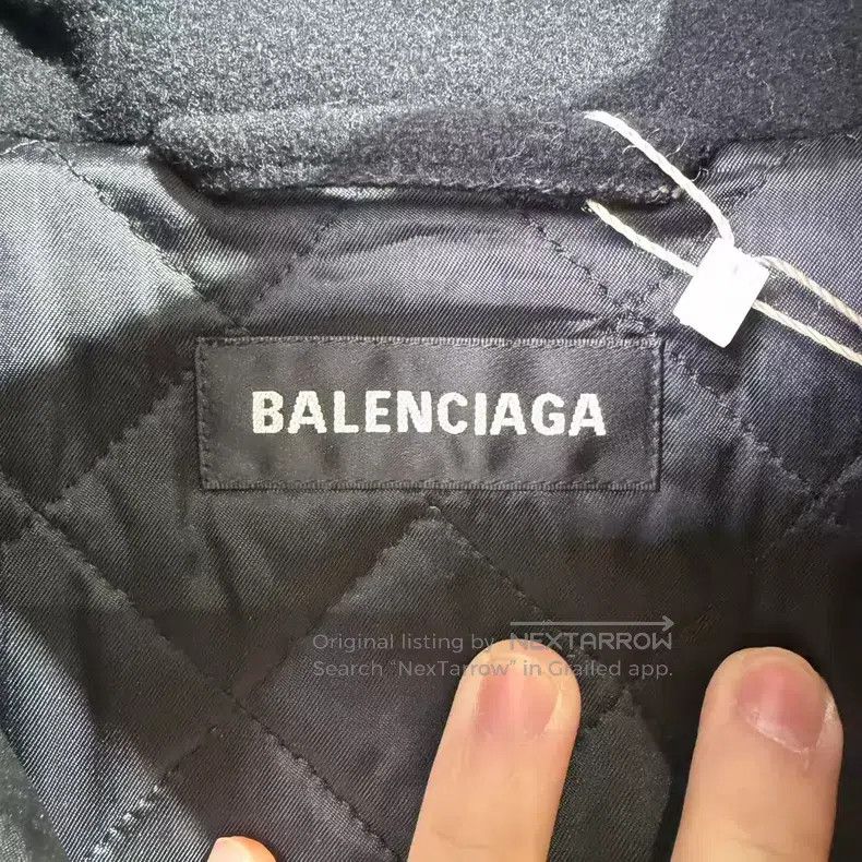 Balenciaga Balenciaga Wool Cotton Jacket Size US S / EU 44-46 / 1 - 4 Thumbnail