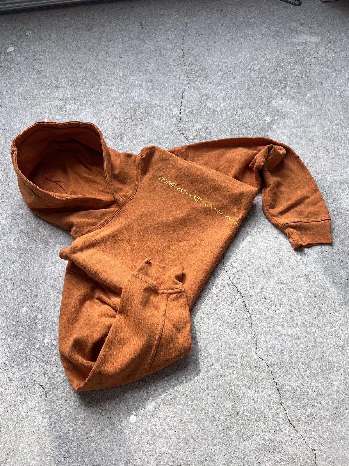 Brain Dead Brain Dead Orange Hoodie Oversized Size US S / EU 44-46 / 1 - 5 Thumbnail