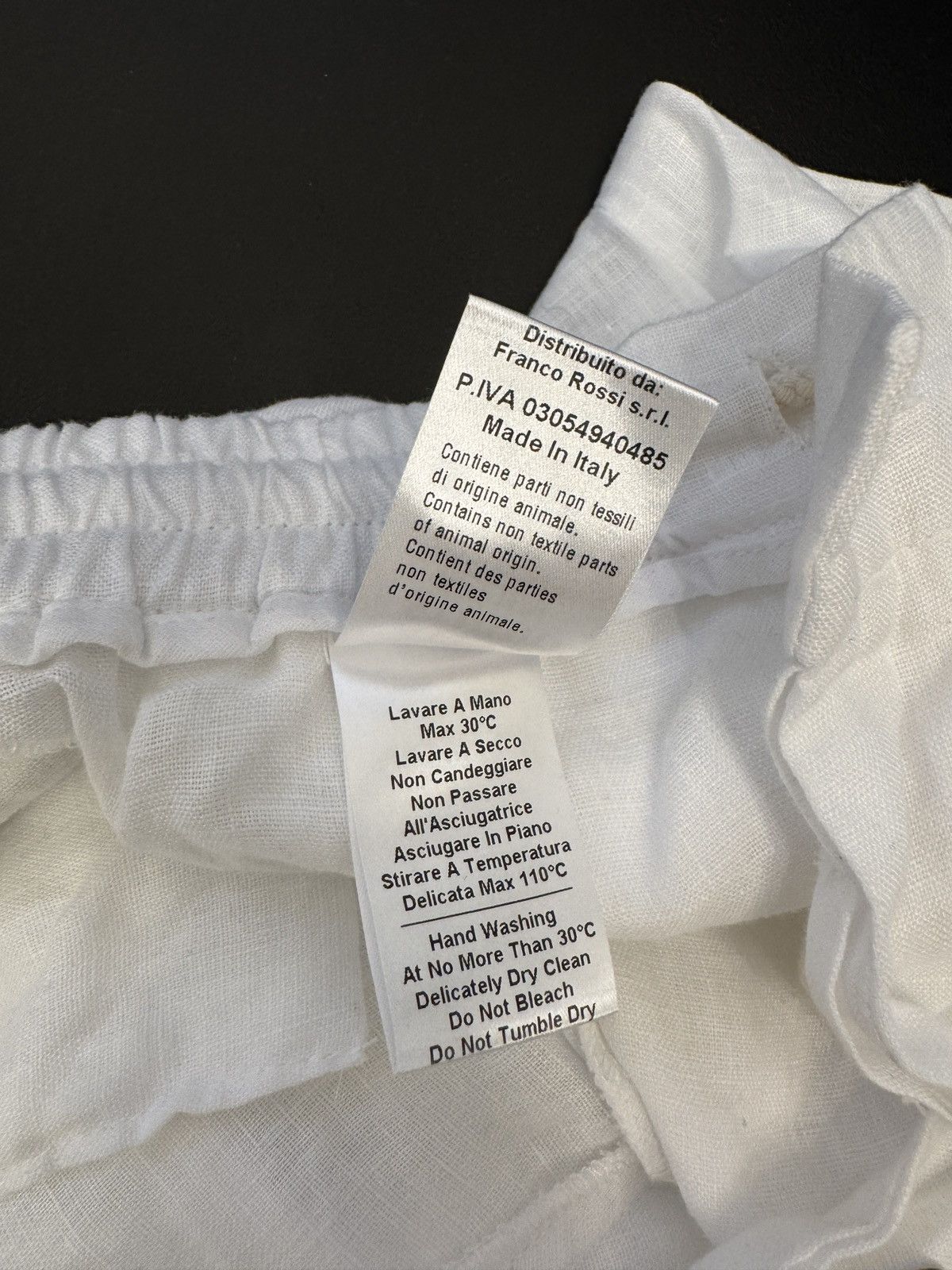 Alpha Studio Pure Linen Pull-On Pants Size US 34 / EU 50 - 6 Thumbnail