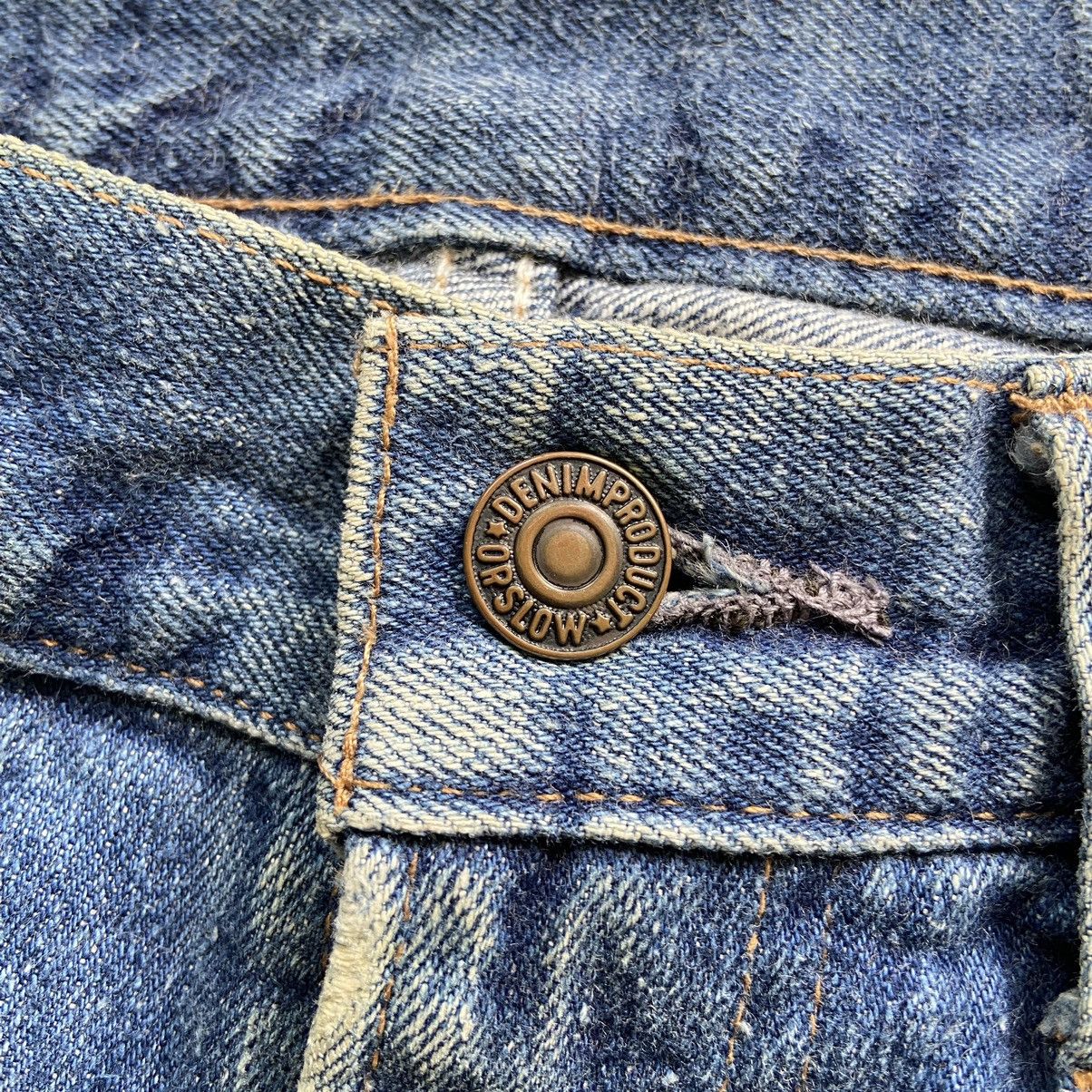 Orslow Orslow Orange Tab Blue Wash Jeans Size US 30 / EU 46 - 6 Thumbnail
