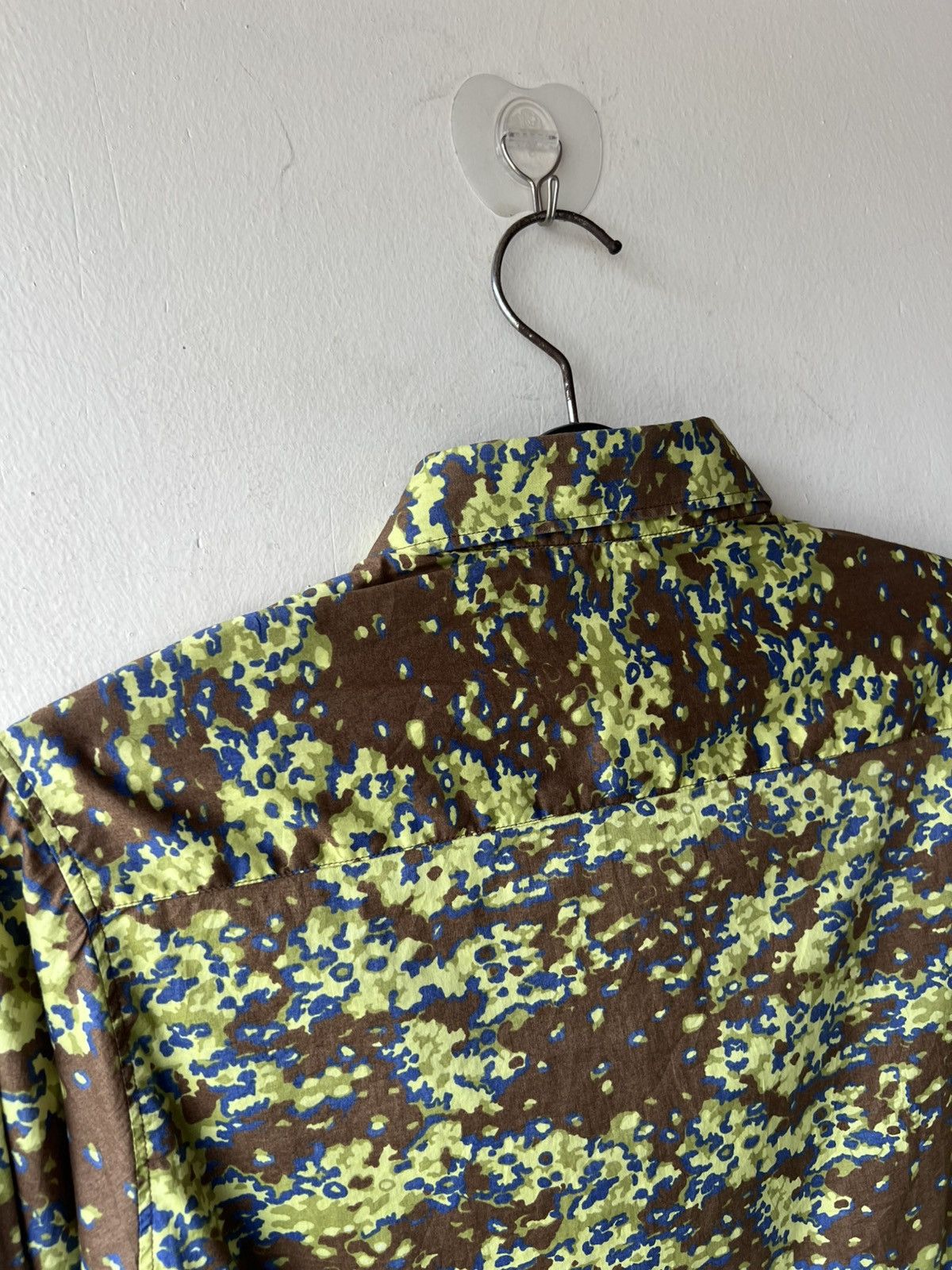 A.P.C. Vintage A.P.C. Made in France Camouflage Long Sleeve Shirt Size US M / EU 48-50 / 2 - 15 Thumbnail