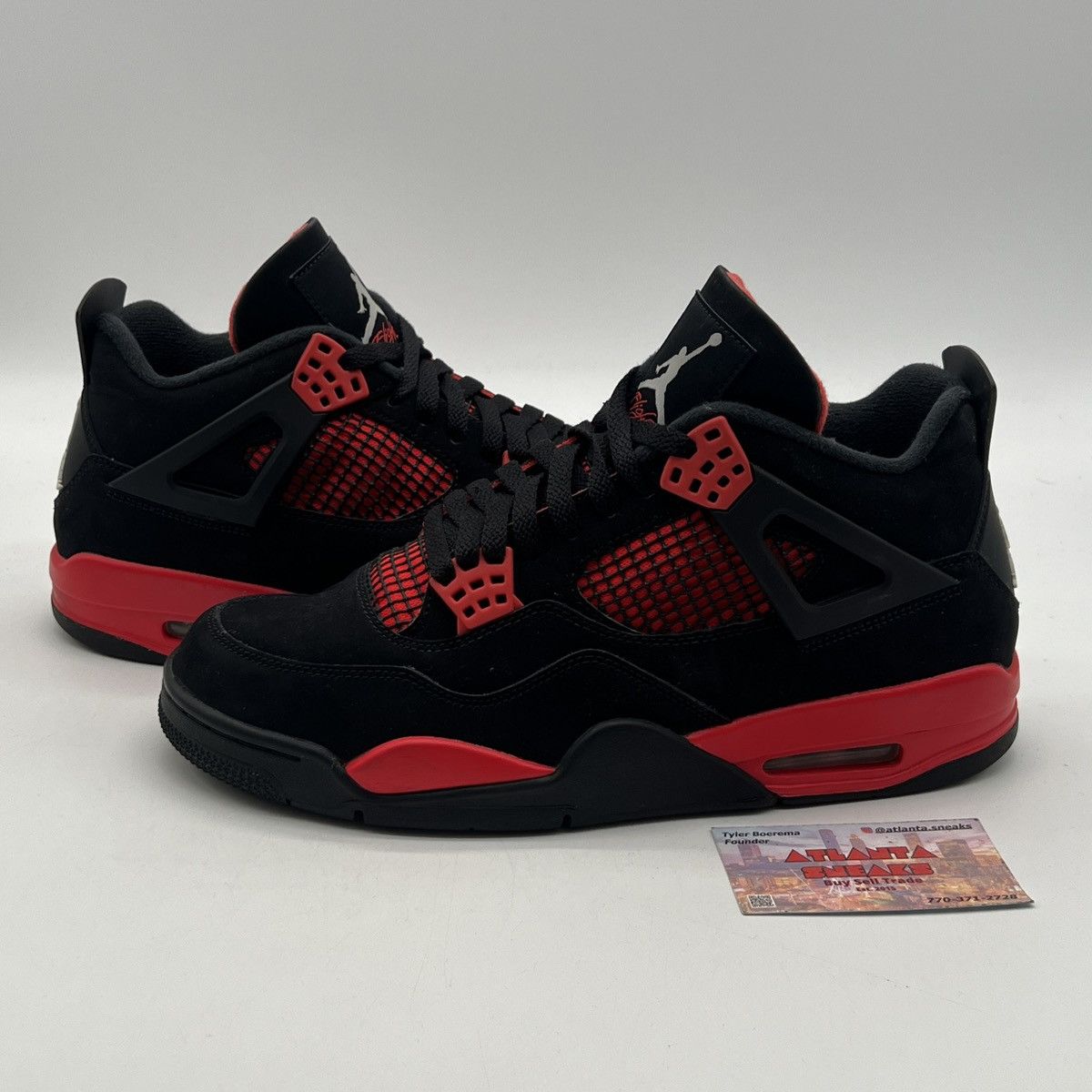 Jordan Brand Air Jordan 4 red Thunder Size US 10.5 / EU 43-44 - 1 Thumbnail