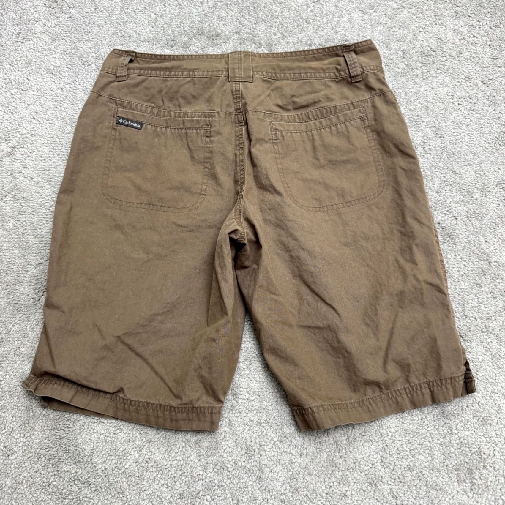 Vintage Columbia Bermuda Shorts Womens 8 Dark Brown Cotton Casual Outdoor Trail Size 30" / US 8 / IT 44 - 2 Thumbnail