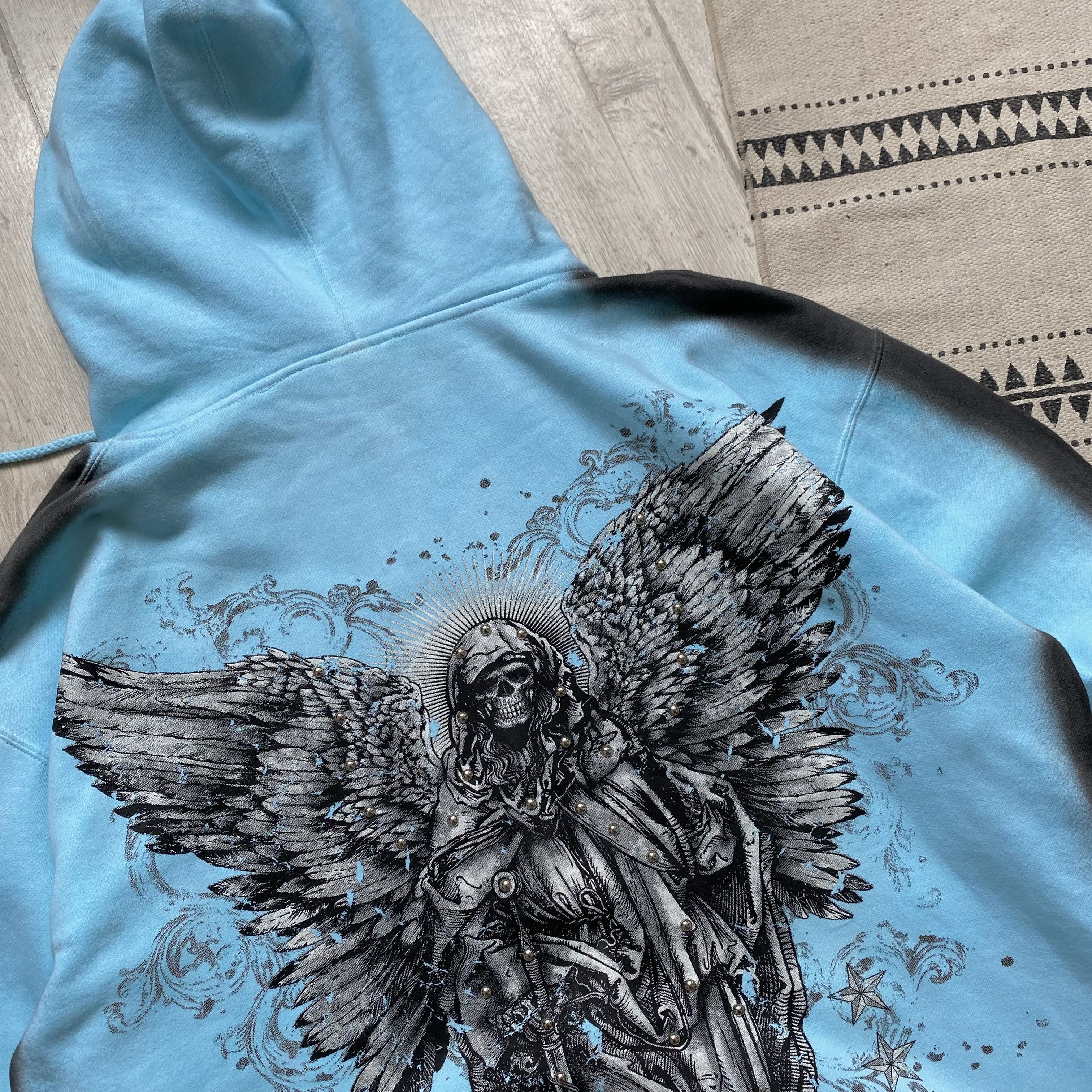 Affliction ☠️ Vintage Affliction style zip hoodie Bulzeye Made in USA Size US XL / EU 56 / 4 - 13 Thumbnail
