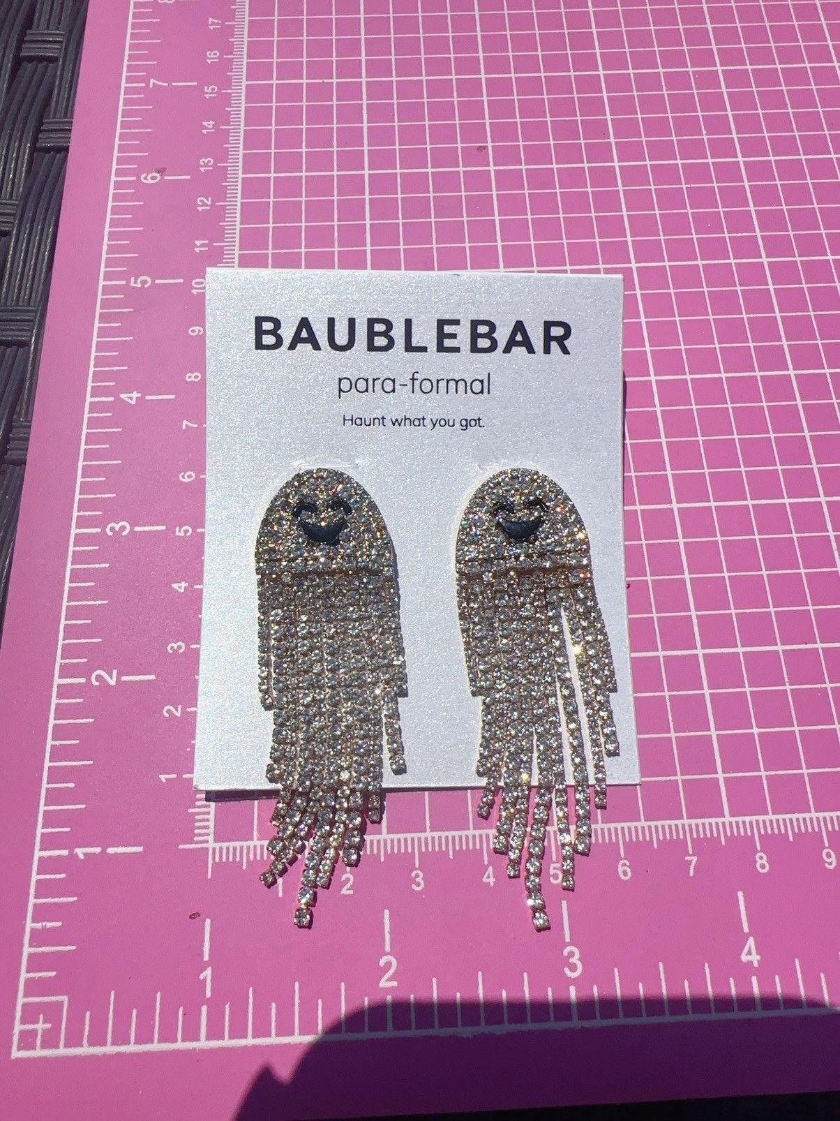 Designer Baublebar crystal diamond paved ghost para-formal Haunt what Size ONE SIZE - 6 Thumbnail