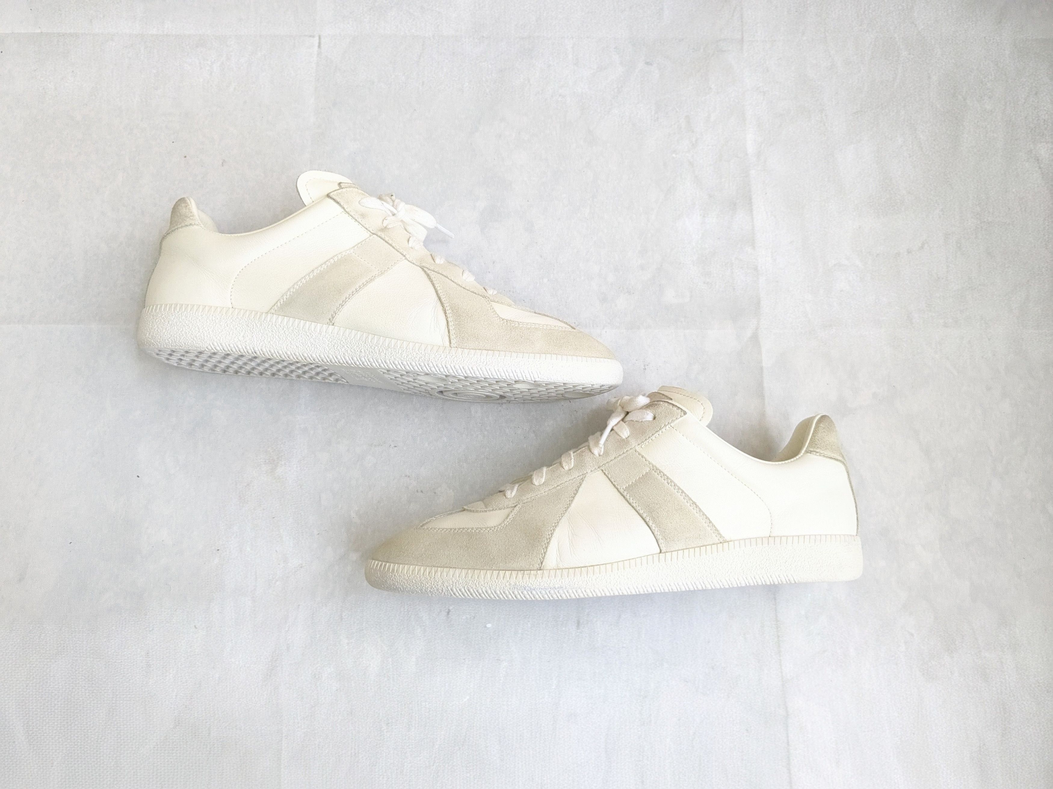 Maison Margiela Maison Margiela Replica GAT White Gray 11.5 44.5 Size US 11.5 / EU 44-45 - 1 Thumbnail