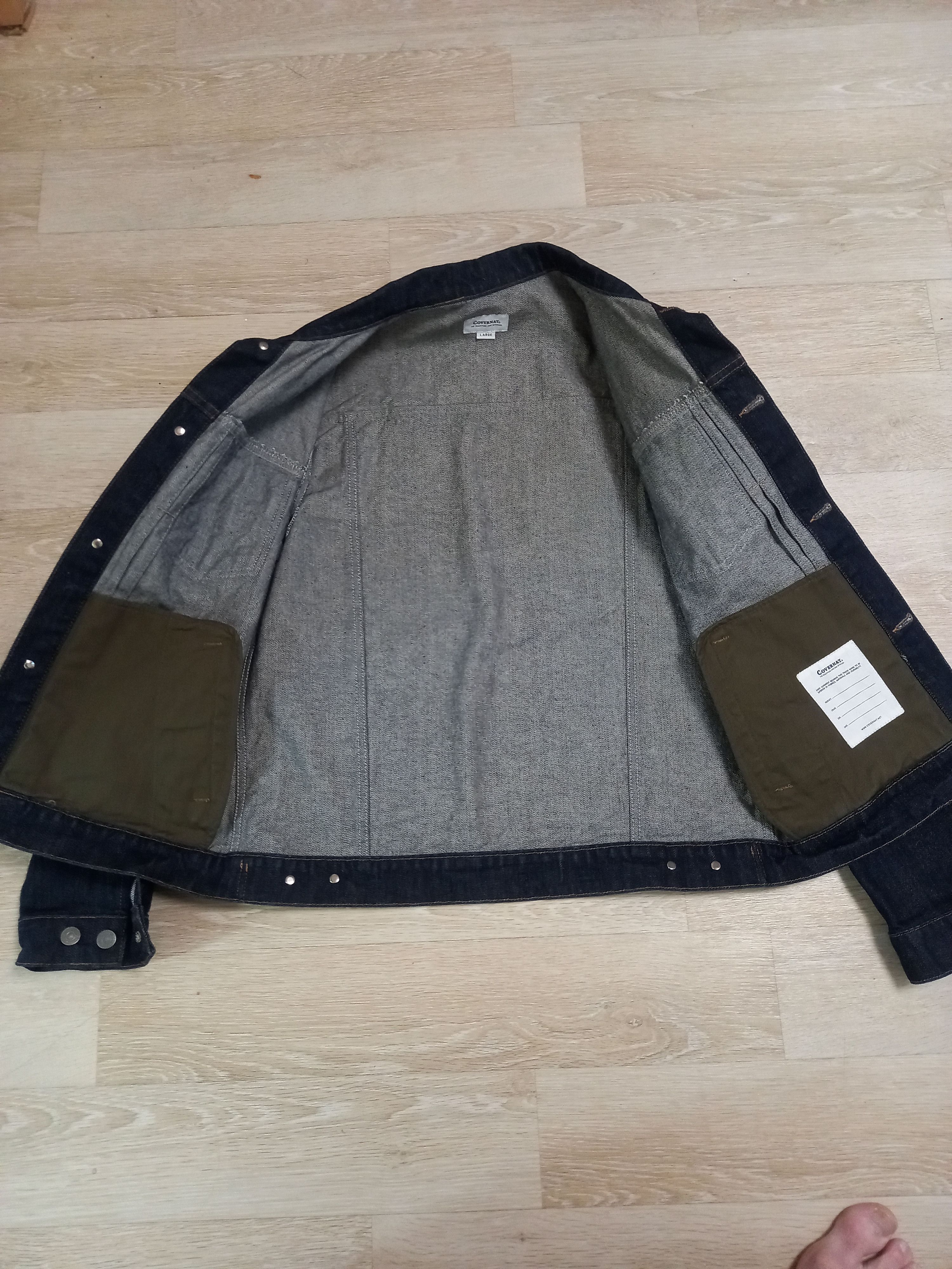 COVERNAT NWOT Covernat Type II Heavy Denim Jacket - Blue (Fits M/S) Size US M / EU 48-50 / 2 - 2 Thumbnail