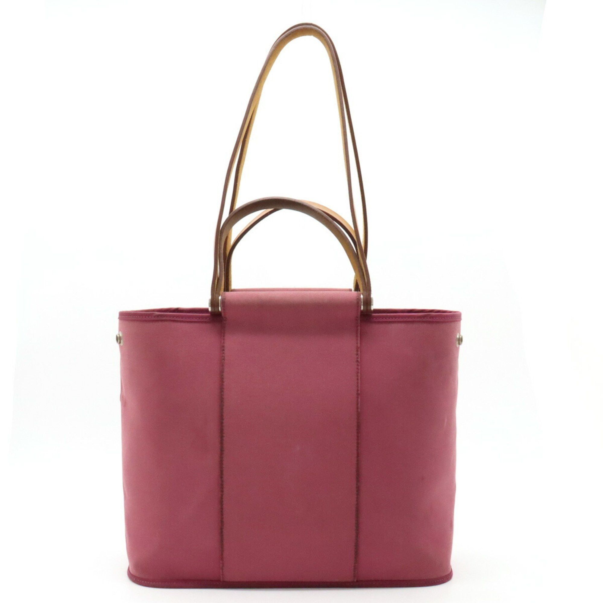 image of Hermes Cabag Pm Handbag Shoulder Bag Toile Officier Pink in Black, Women's