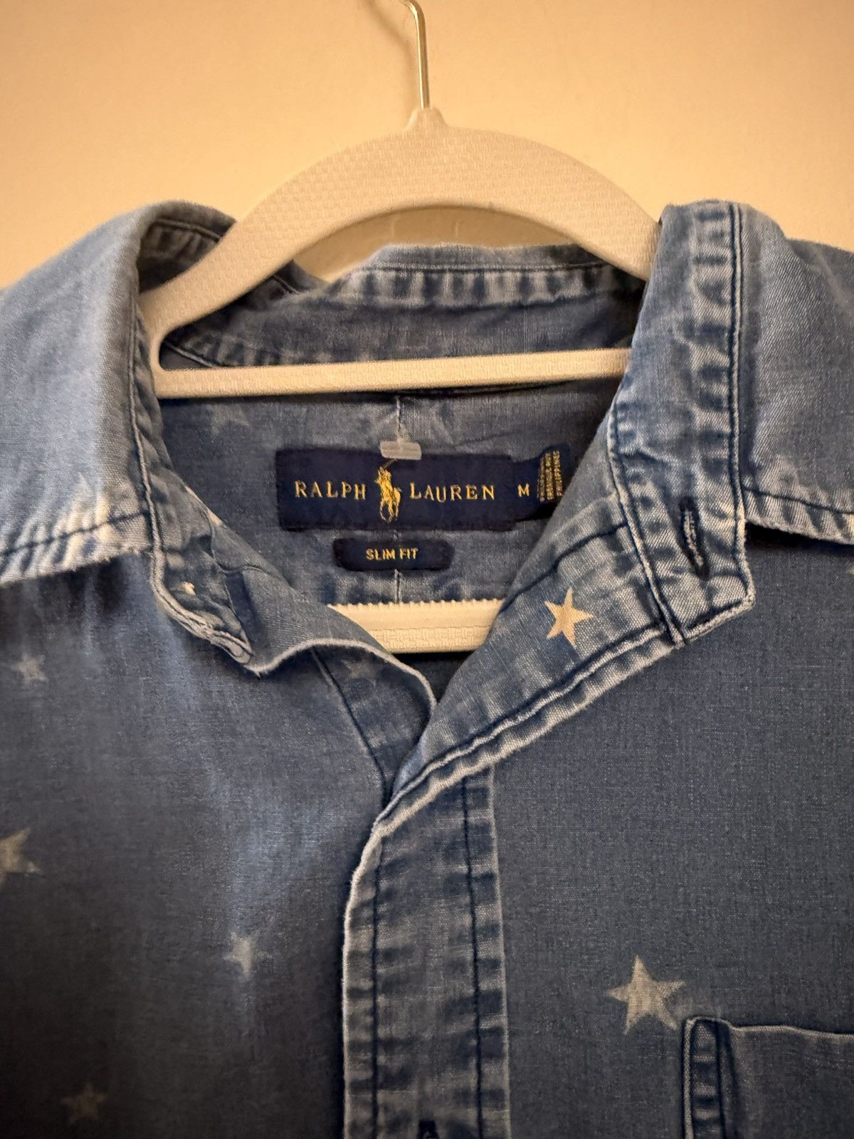 Polo Ralph Lauren Vintage Polo Ralph Lauren Star Button Down Size US XXL / EU 58 / 5 - 2 Thumbnail