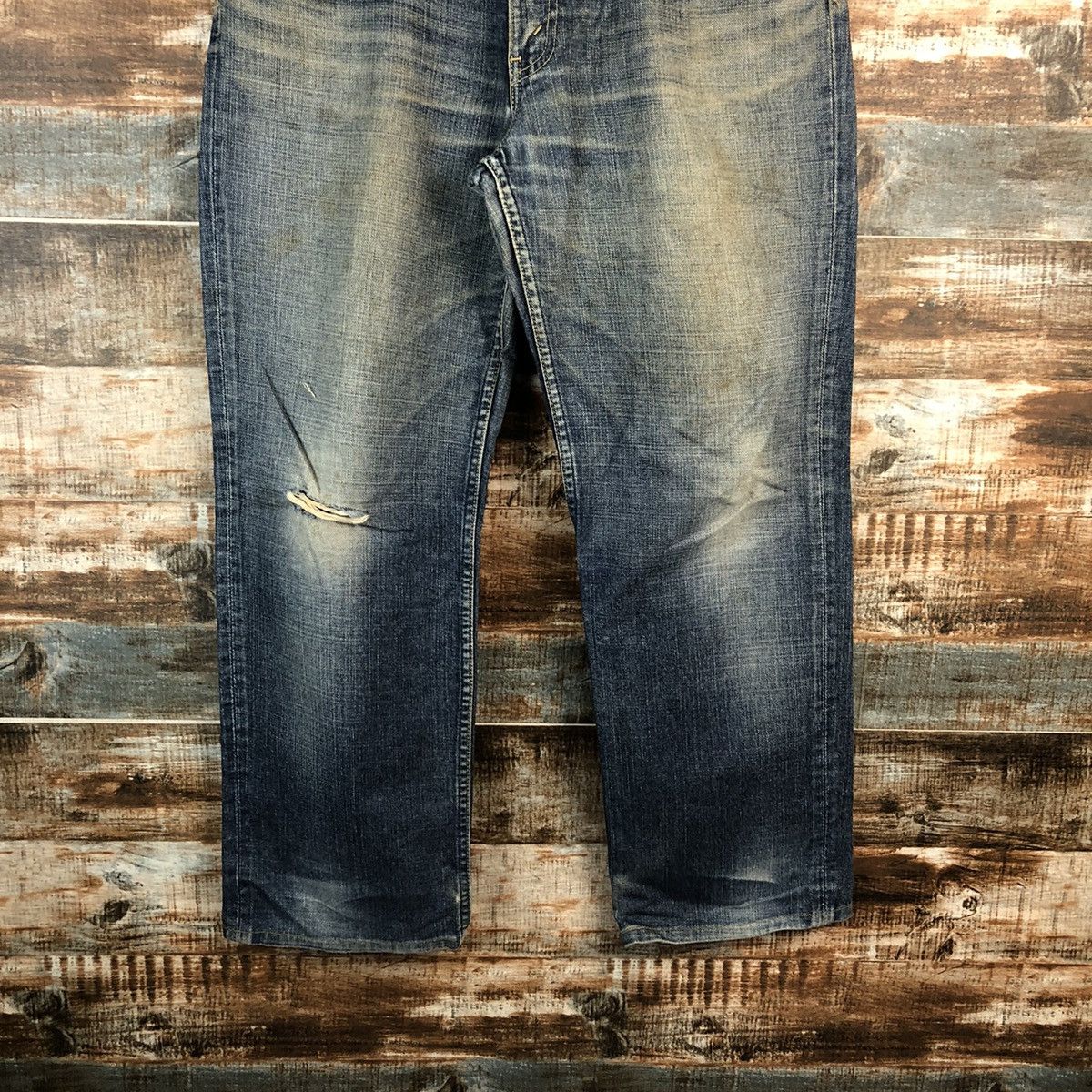 Levi's Levis 533 Blue Denim ripped distressed Pants #A2609 Size US 36 / EU 52 - 3 Thumbnail