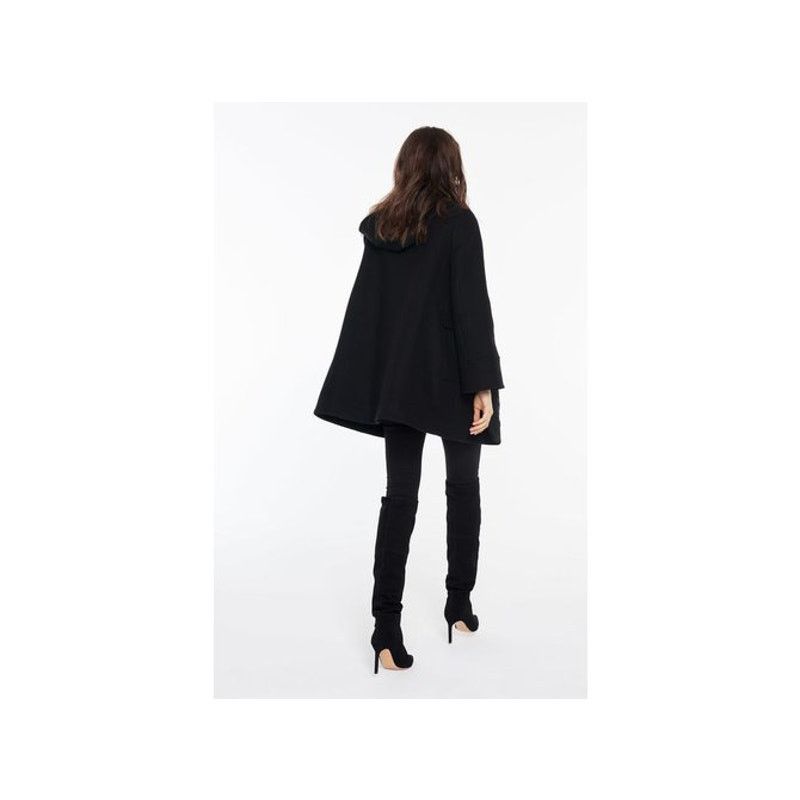ba&sh Ba&sh Wool Blend Hooded Peacoat Size XS / US 4 Size S / US 4 / IT 40 - 2 Thumbnail