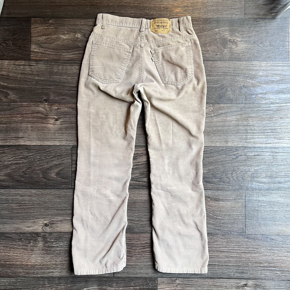 Levi's 1980s Levi’s 517 corduroy thrashed pants 29/30 Size US 29 - 10 Thumbnail