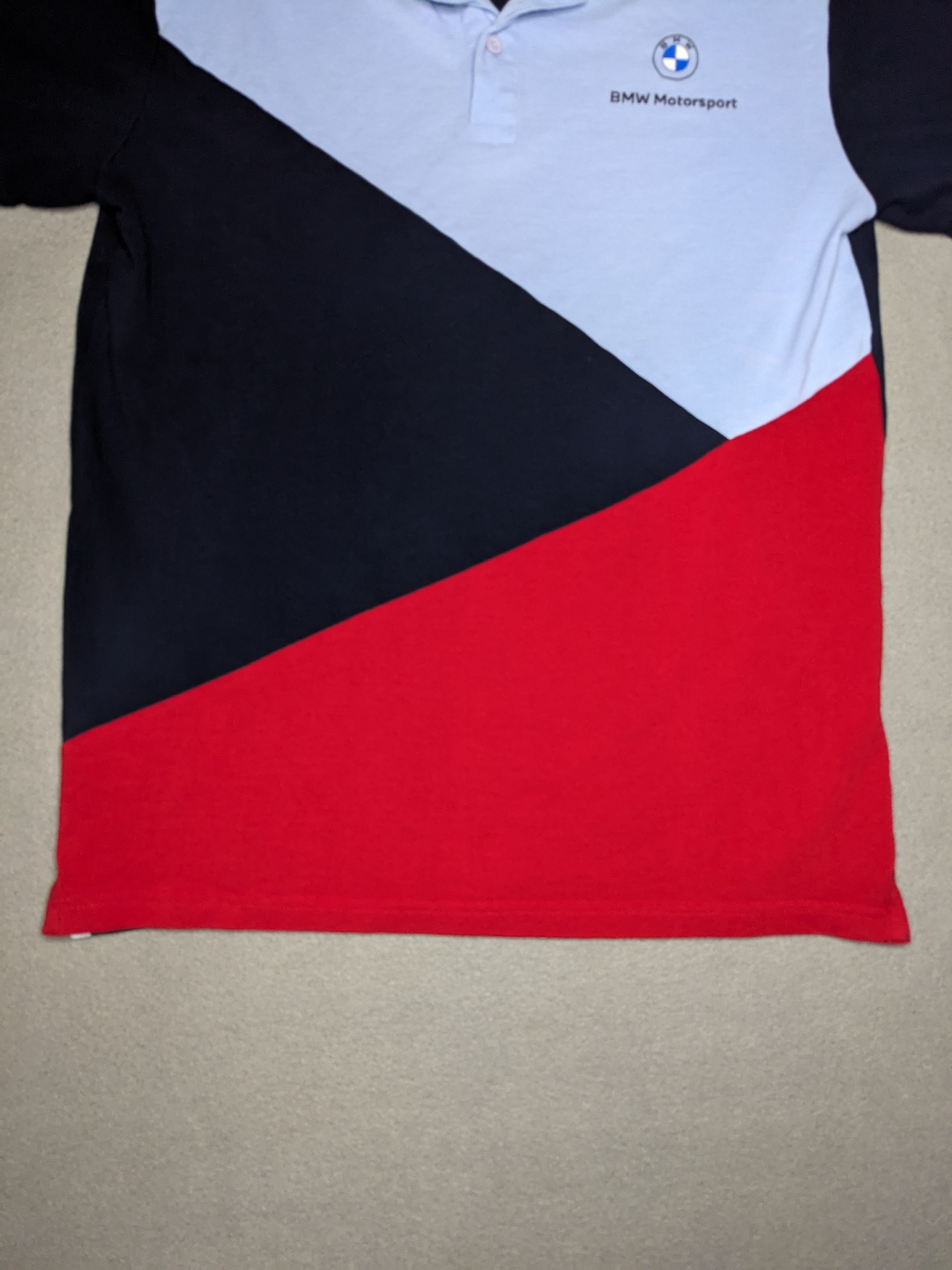 BMW × Puma Puma BMW M Motorsport Mens Colorblock Polo Shirt Size Large Size US L / EU 52-54 / 3 - 6 Thumbnail