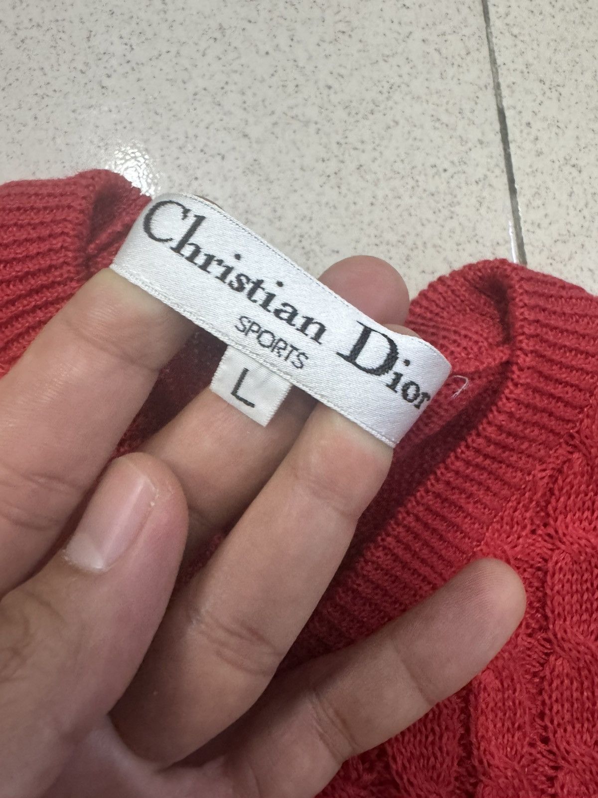 Dior CHRISTIAN DIOR KNITTED SWEATER KNITWEAR Size L / US 10 / IT 46 - 5 Thumbnail