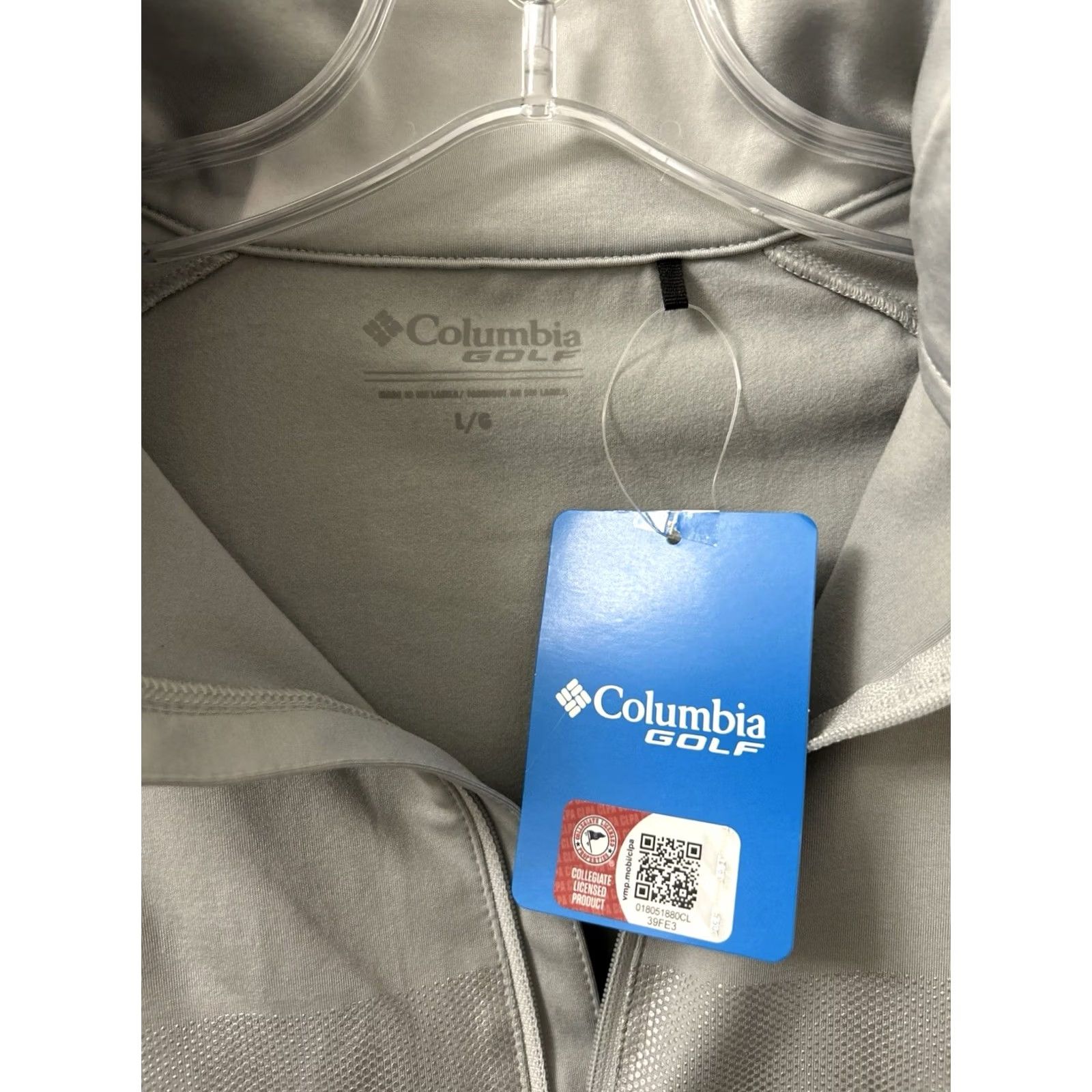 Vintage Columbia Harvard University Omni-Wick Picker Pullover Mens L Gray NWT Mock Neck 1/4 Zip Size US L / EU 52-54 / 3 - 6 Thumbnail