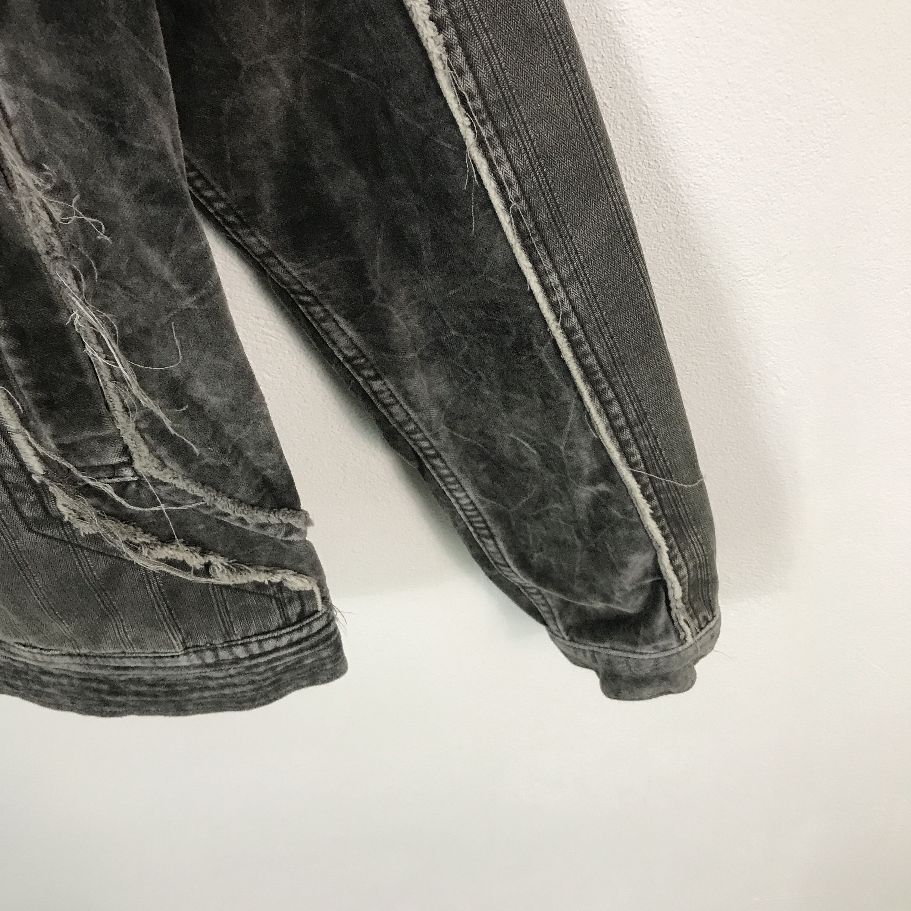 Japanese Brand Distressed style jacket albe Japan black jacket Size US L / EU 52-54 / 3 - 6 Thumbnail