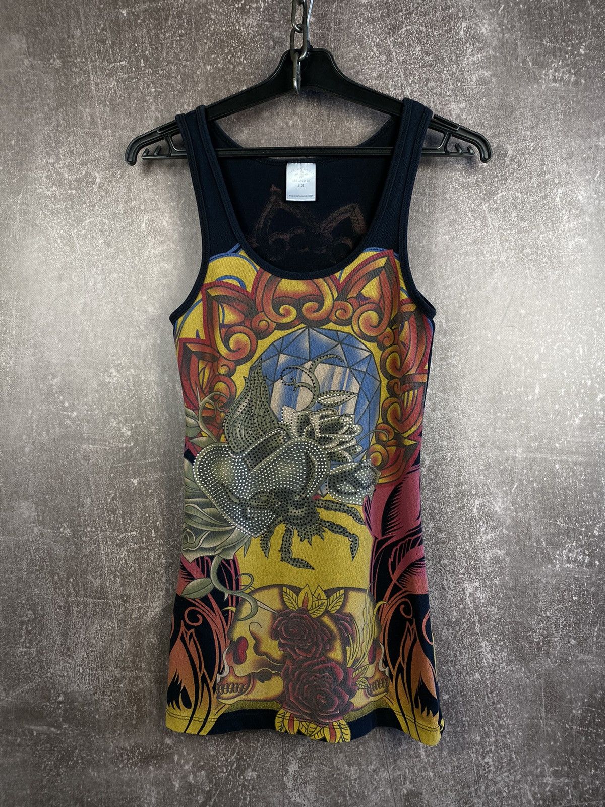 Ed Hardy Vintage Ed Hardy By Christian Audigier Tank Top Size M / US 6-8 / IT 42-44 - 1 Thumbnail