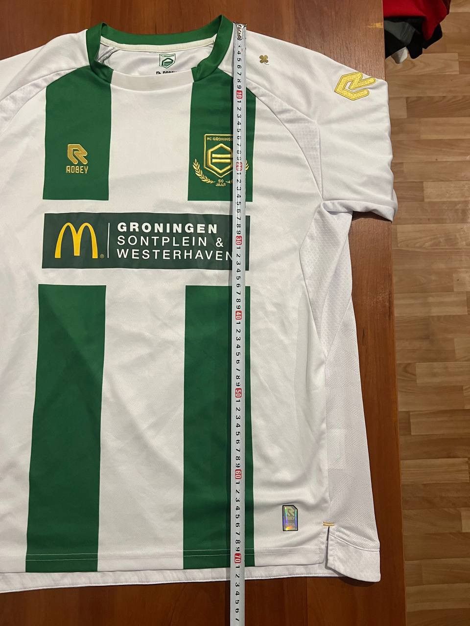 Sports Specialties SPECIAL 2021 FC GRONINGEN #10 MATCH WORN SOCCER JERSEY ROBEY Size US XL / EU 56 / 4 - 15 Thumbnail
