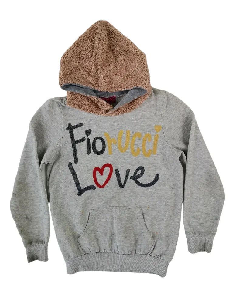 Fiorucci Rare!!! Fiorucci Love Hoodie Sweatshirt Size US S / EU 44-46 / 1 - 1 Thumbnail