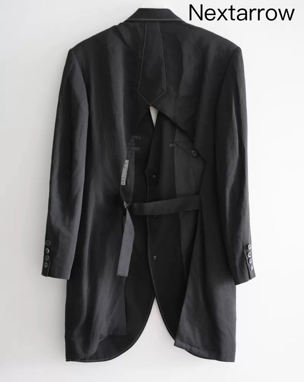 Yohji Yamamoto Yohji Yamamoto 19ss Back Hollow Thread Long Suit Size US M / EU 48-50 / 2 - 2 Thumbnail