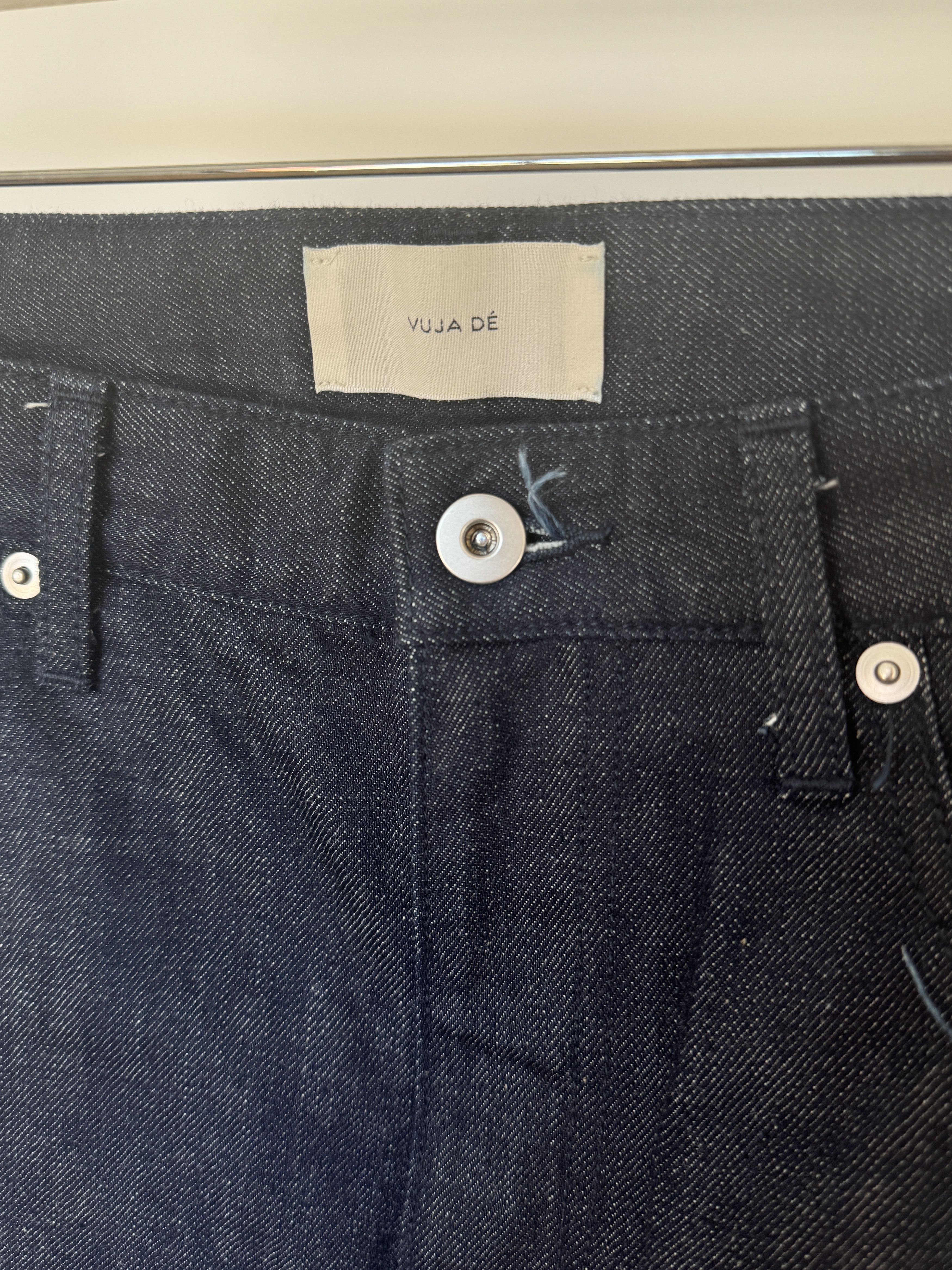 Vuja De Vuja De AMALIA STRAIGHT-LEG RAW DENIM IN INDIGO Size US 32 / EU 48 - 2 Thumbnail