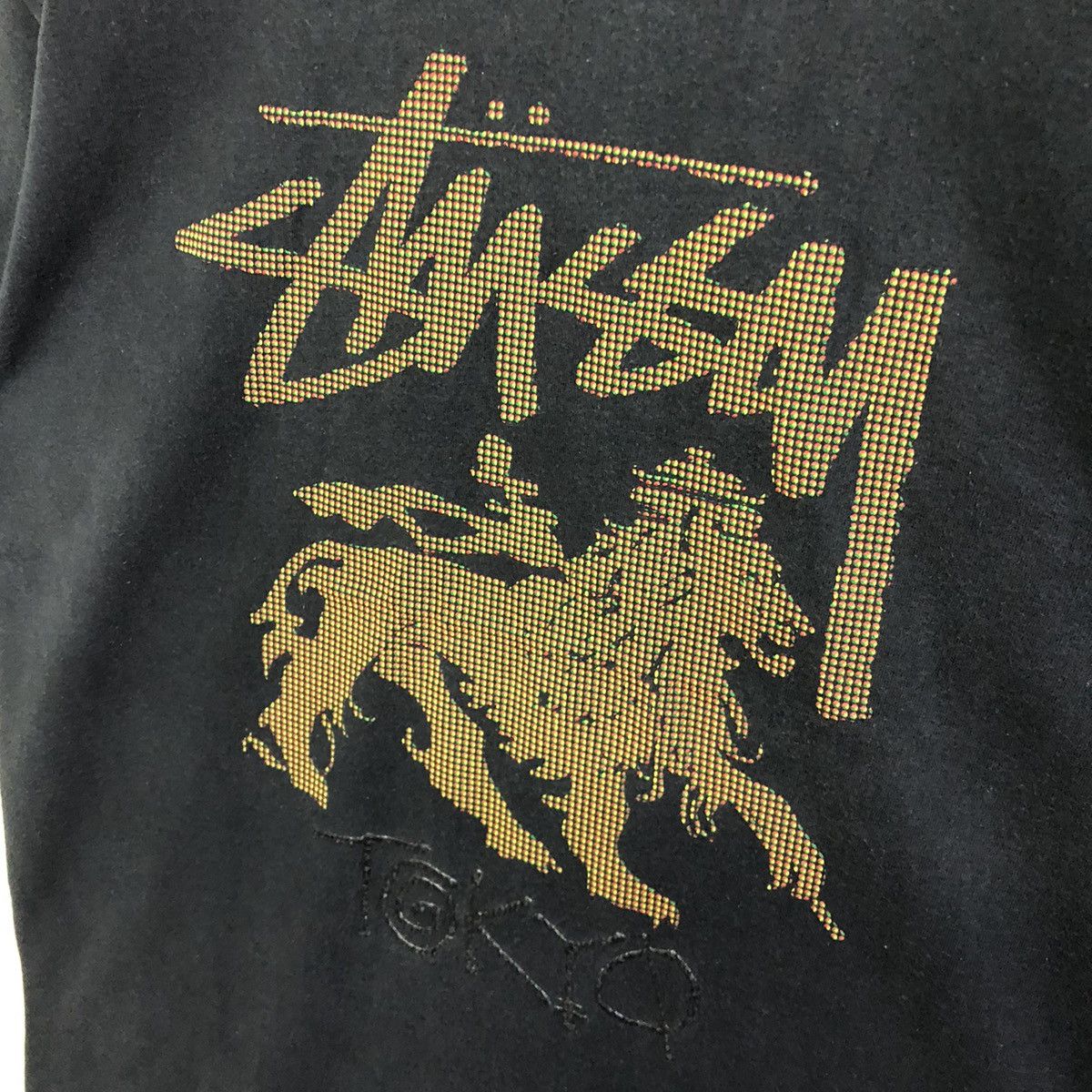 Stussy × Vintage Vintage Stussy Rasta Lion Tokyo Graphic Tshirt Size US L / EU 52-54 / 3 - 7 Thumbnail