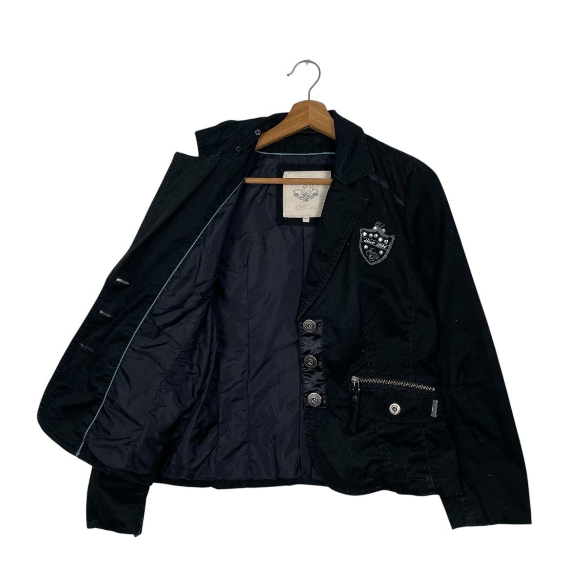 Other Black Punk QS Crop Jacket Size XS / US 0-2 / IT 36-38 - 9 Thumbnail