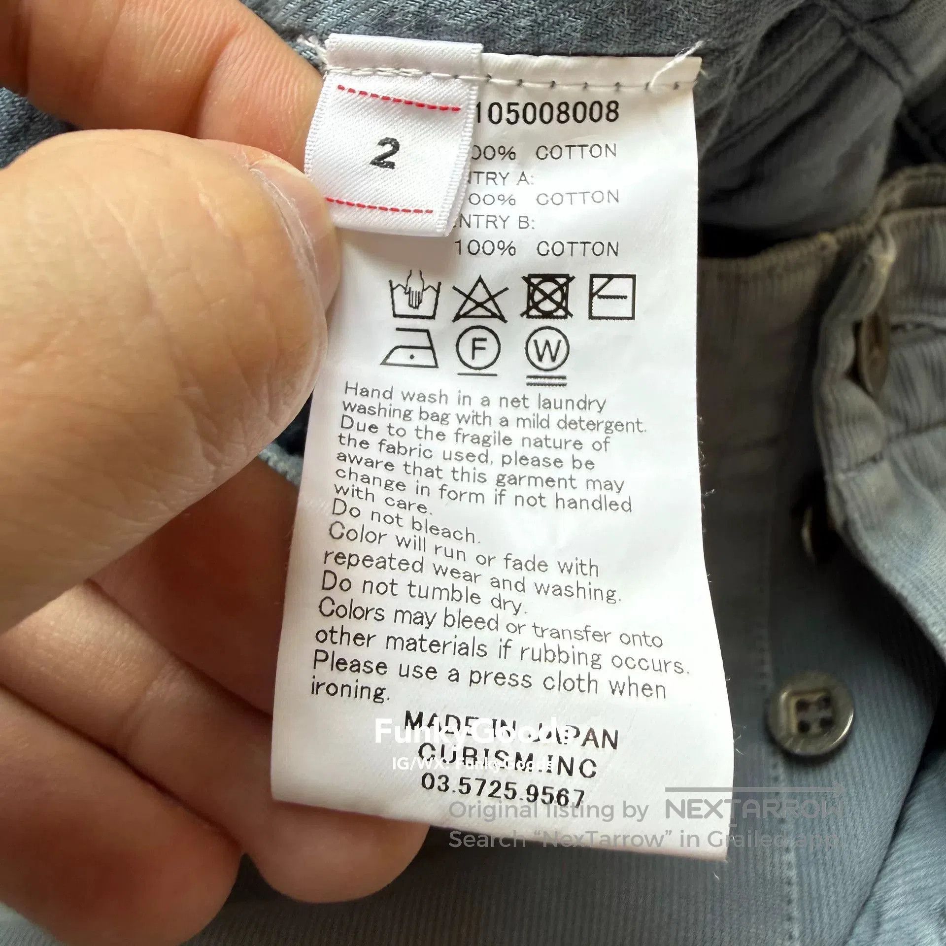 Visvim Visvim Gifford Distressed Light Blue Pants. Size US 26 / EU 42 - 9 Thumbnail