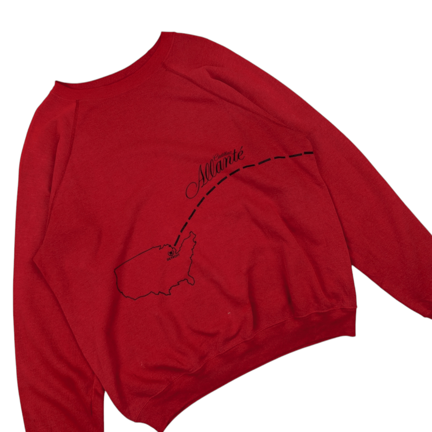 Hanes Vintage 80's GENERAL MOTOR Cadillac Allanté Sweatshirt Size US XL / EU 56 / 4 - 3 Thumbnail
