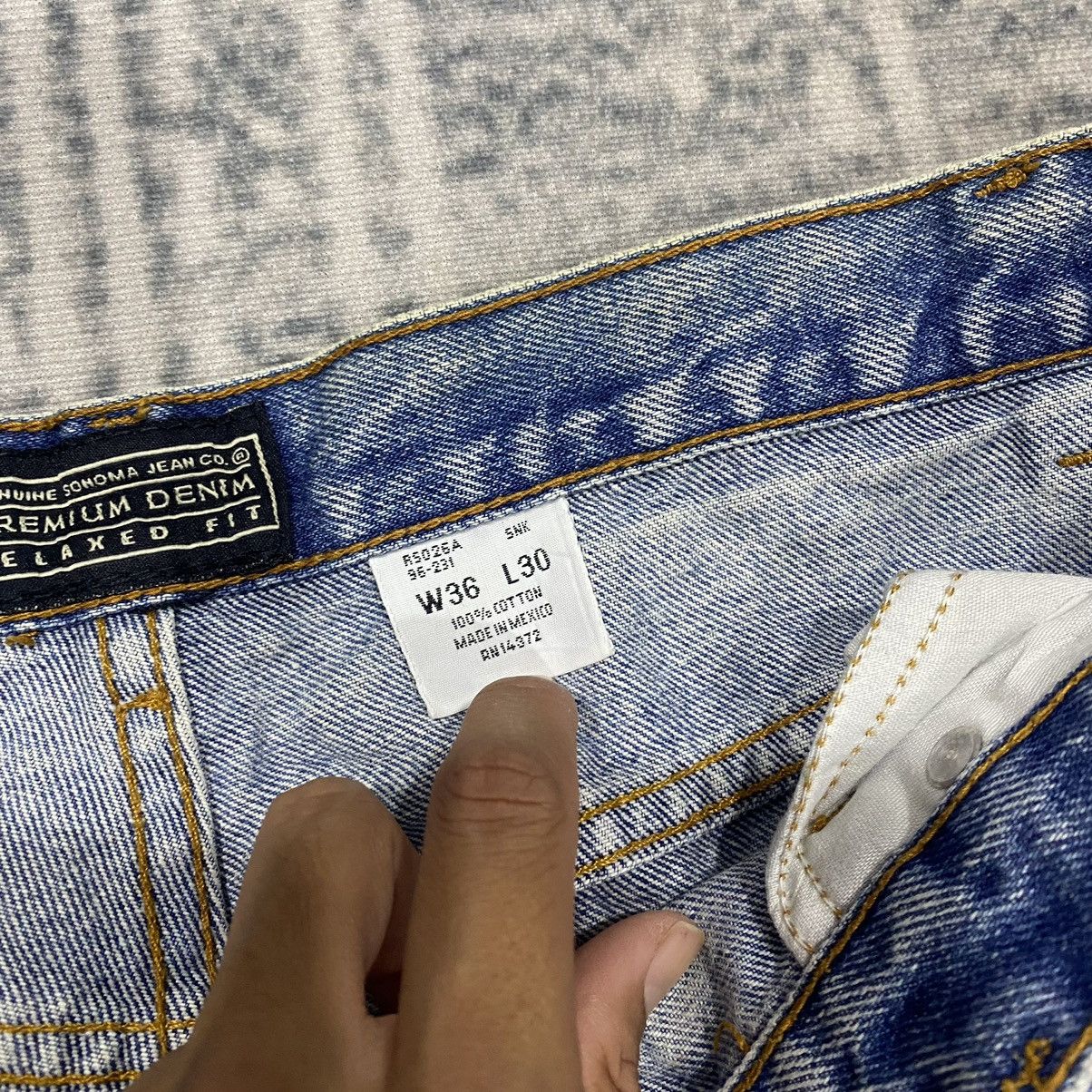 Japanese Brand × Vintage Sickkk☠️ Sonoma Mud Wash Jeans 90s Relaxed fit Size US 34 / EU 50 - 8 Thumbnail