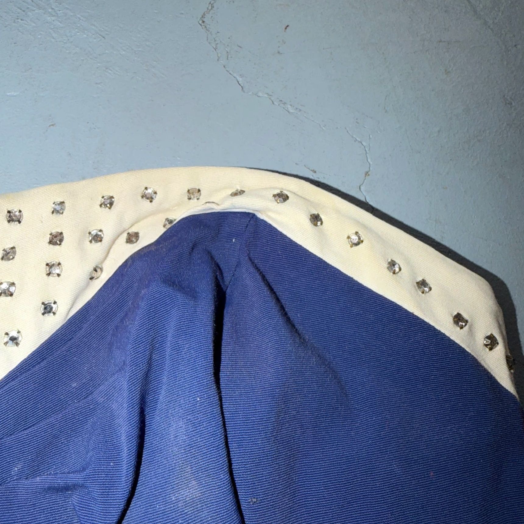 Vintage VINTAGE Alix Miami Rhinestone 1950s Swimsuit Hollywood Swim Wear Blu Size S / US 4 / IT 40 - 3 Thumbnail