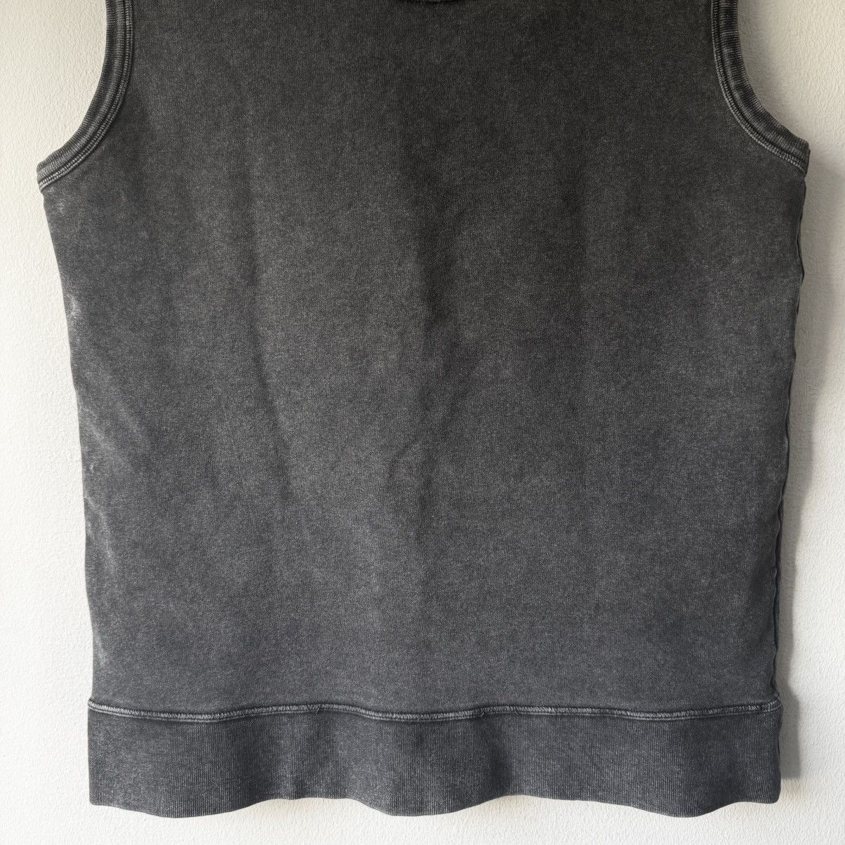 Maison Margiela SS1999 Martin Margiela Dark Gray Cotton Jersey Vest Size US M / EU 48-50 / 2 - 7 Thumbnail