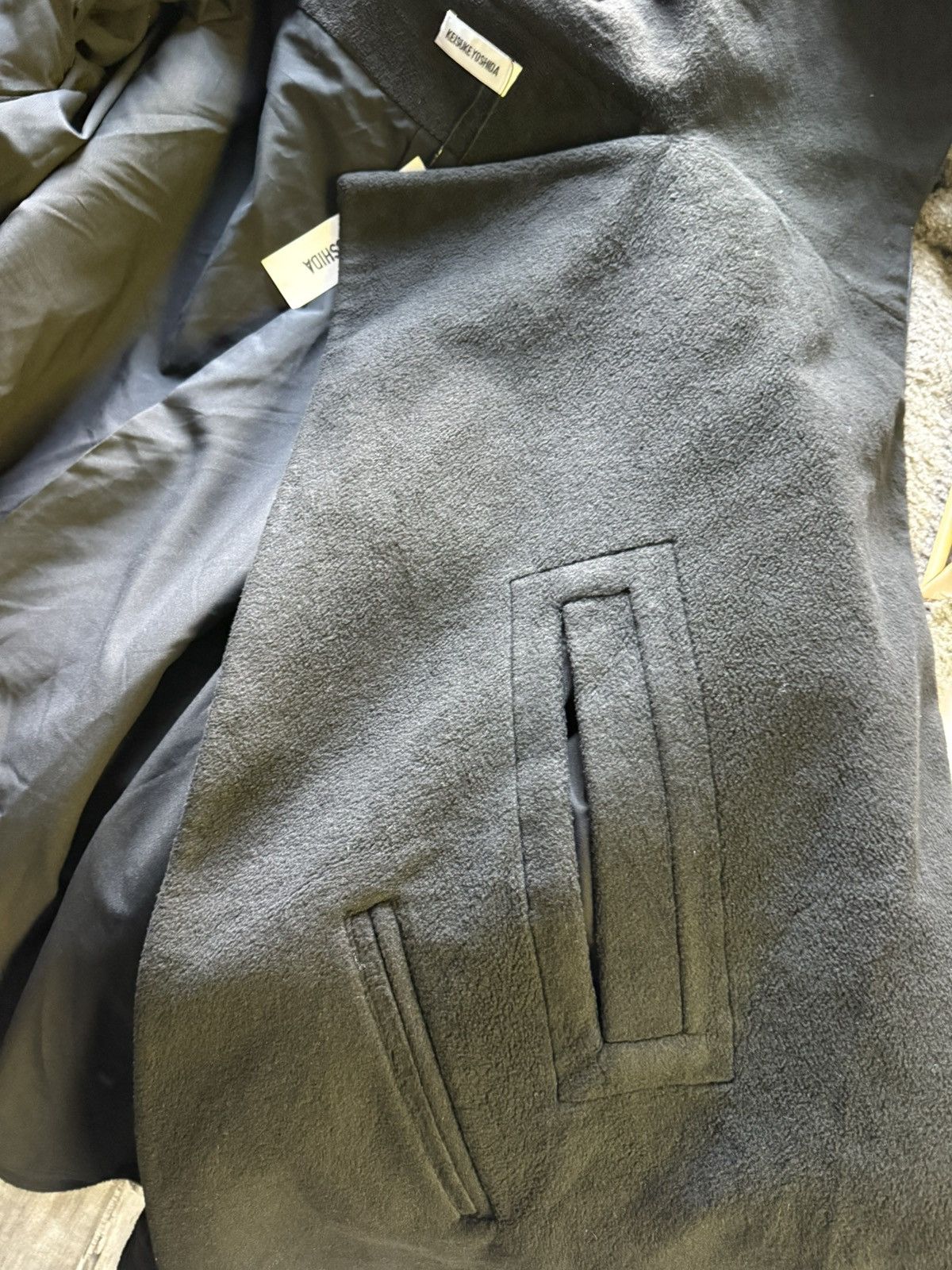 KEISUKE YOSHIDA CAPE FLEECE BLOUSON