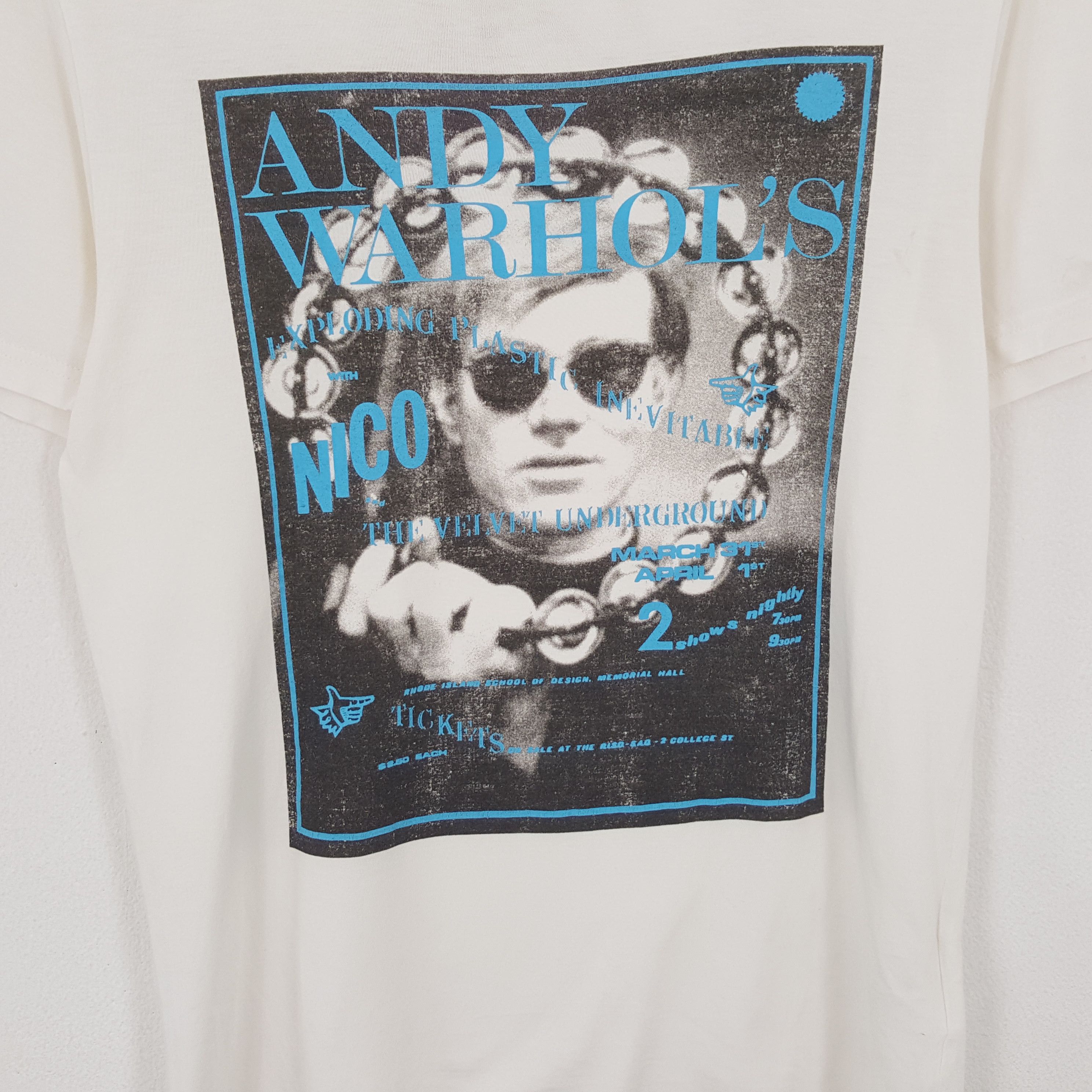 Andy Warhol × Hysteric Glamour × Vintage Andy Warhol By HYSTERIC GLAMOUR Japanese Streetwear Tshirt Size S / US 4 / IT 40 - 2 Thumbnail