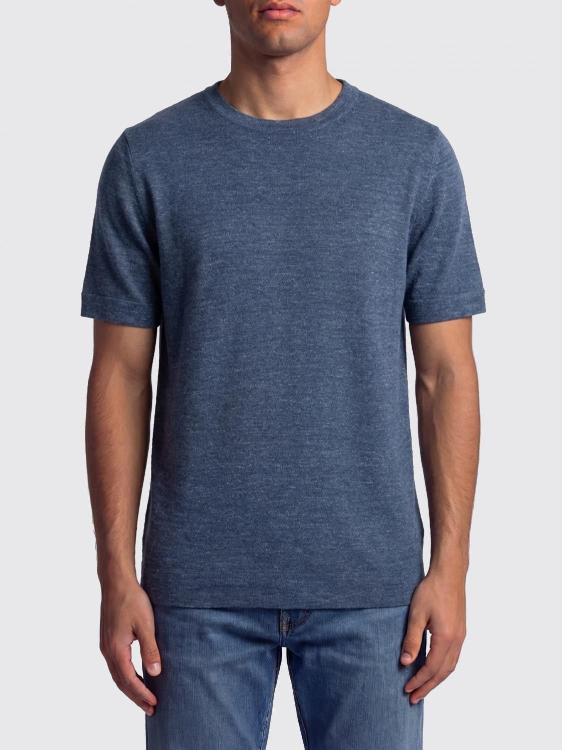 Brunello Cucinelli Brunello Cucinelli T-Shirt Men Denim Size US S / EU 44-46 / 1 - 1 Thumbnail
