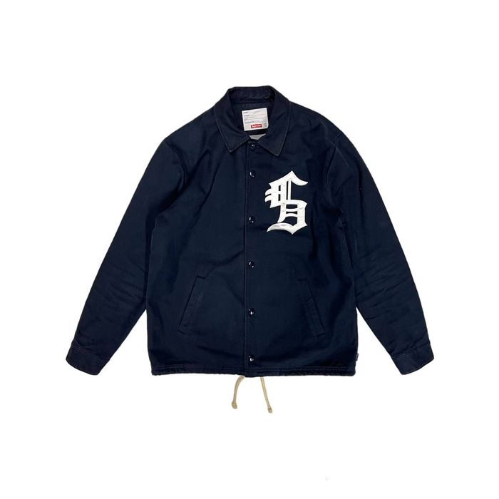 Supreme Supreme S Old English Canvas Coaches Jacket | Grailed