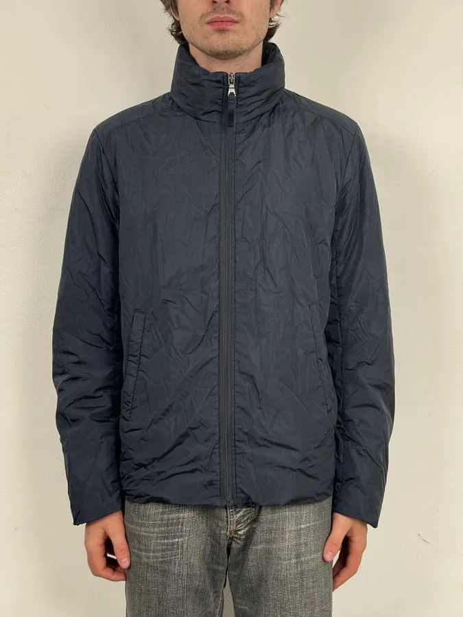 Prada 2000s Prada Navy Linea Rossa Windbreaker Jacket Size US M / EU 48-50 / 2 - 2 Thumbnail